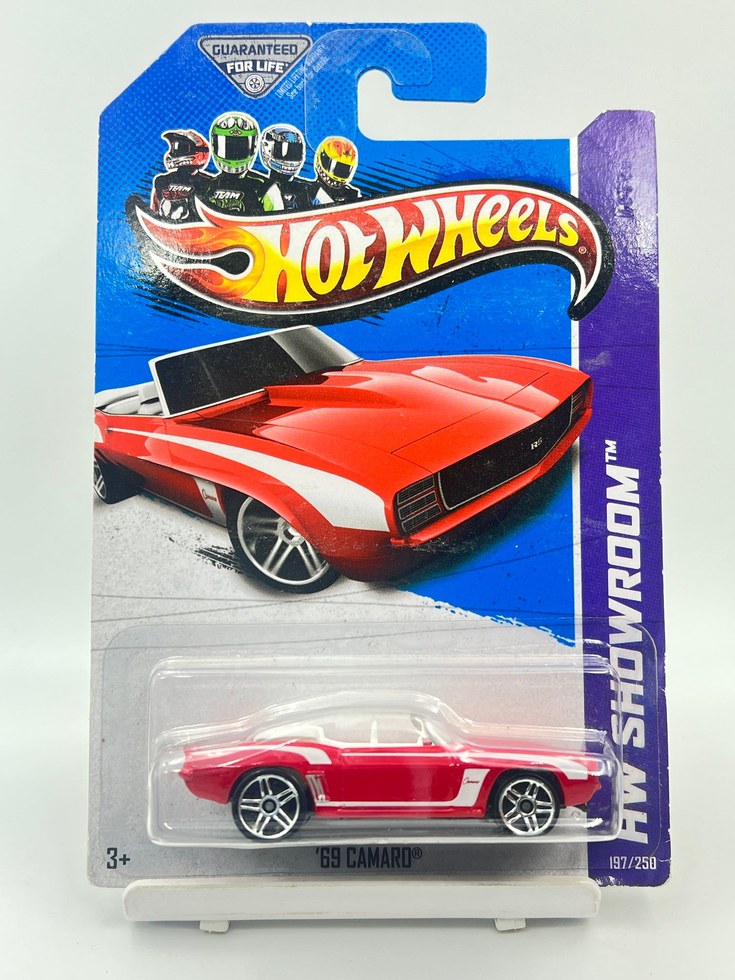 HOT WHEELS - 69 CAMARO - RED - 6D