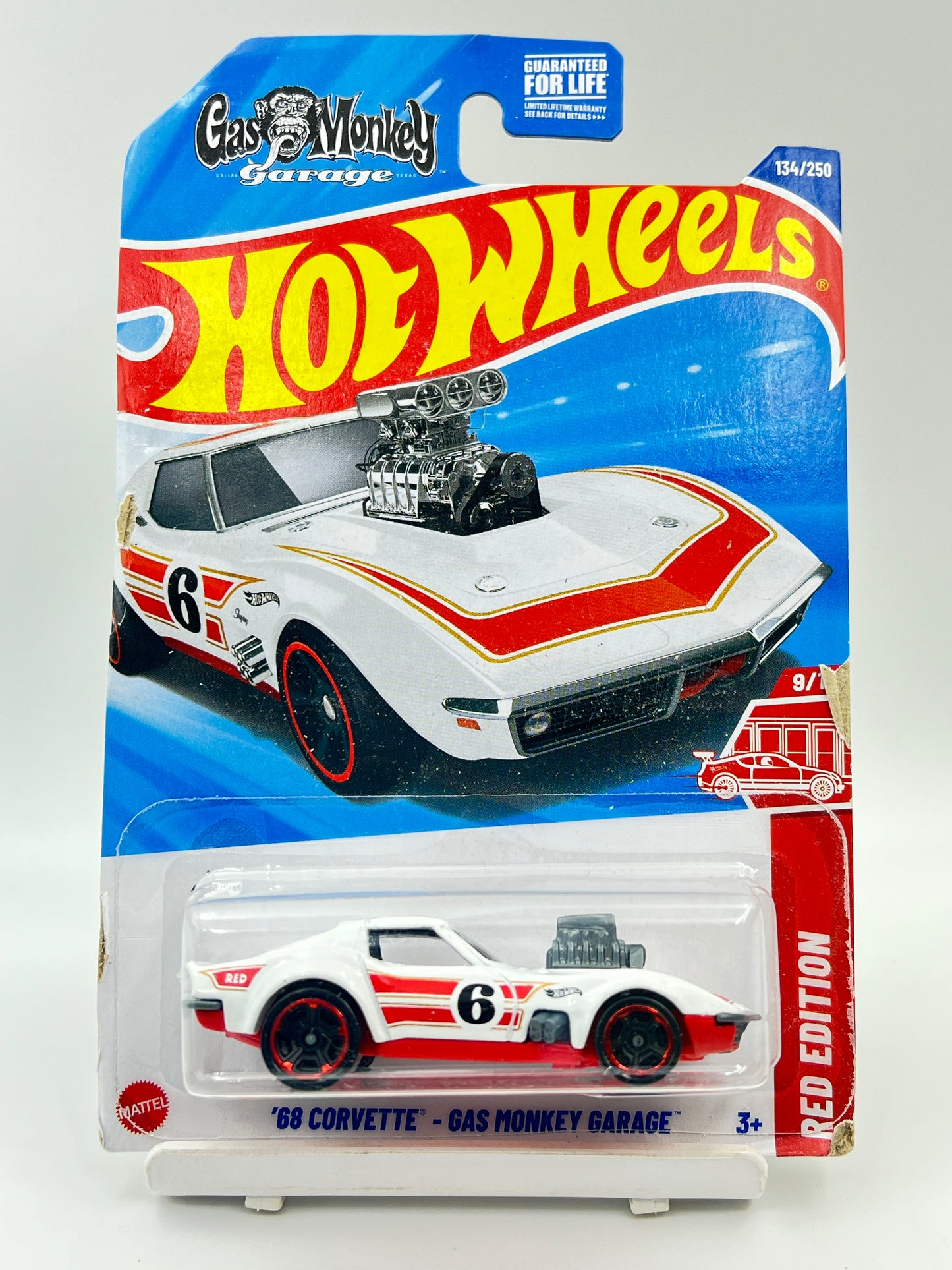 CREASED - RED EDITION - 68 CORVETTE - GAS MONKEY GARAGE - 6C