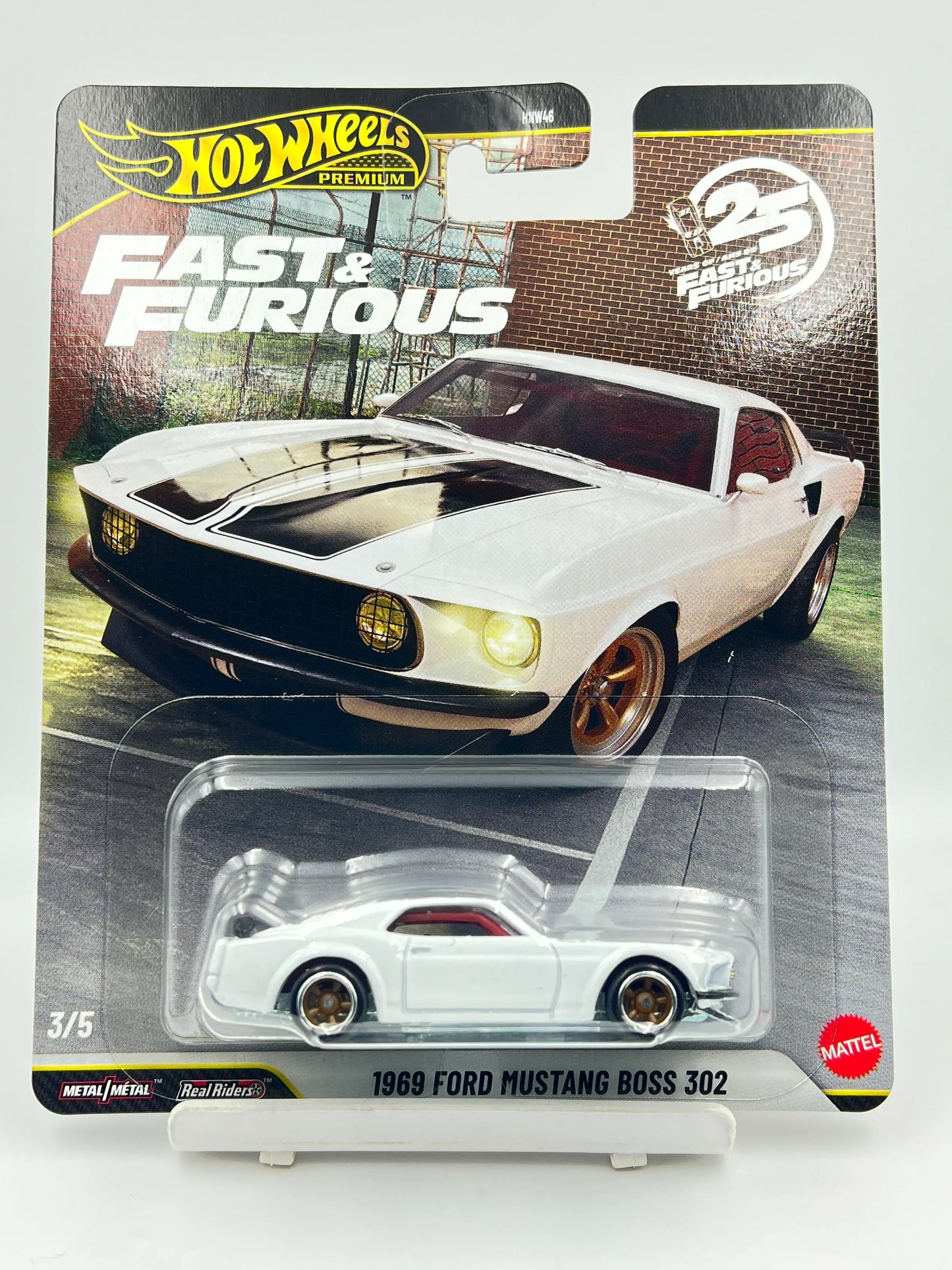 HOT WHEELS - 25 YEARS OF FAST AND FURIOUS - PREMIUM - 1969 FORD MUSTANG BOSS 302 - 5B - Its Fun