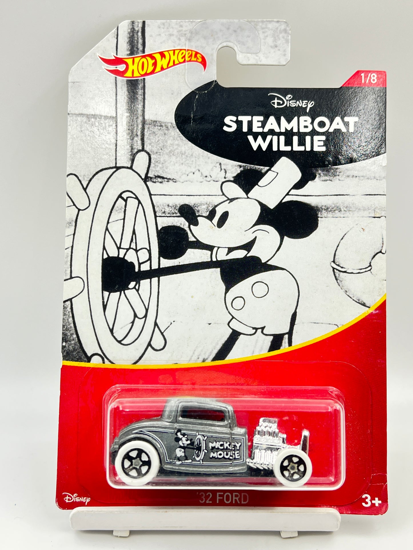 MILD CREASE -HOT WHEELS - 32 FORD - STEAMBOAT WILLIE - 1A