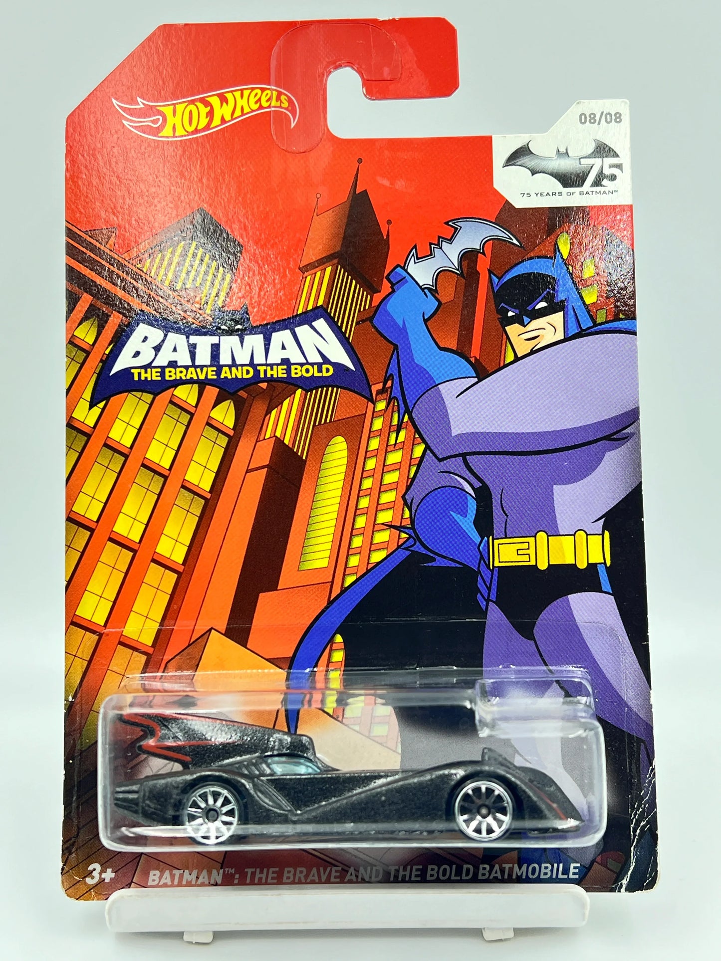 HOT WHEELS - BATMAN : THE BRAVE AND THE BOLD BATMOBILE -MILD CREASE - ZX4 - Its Fun