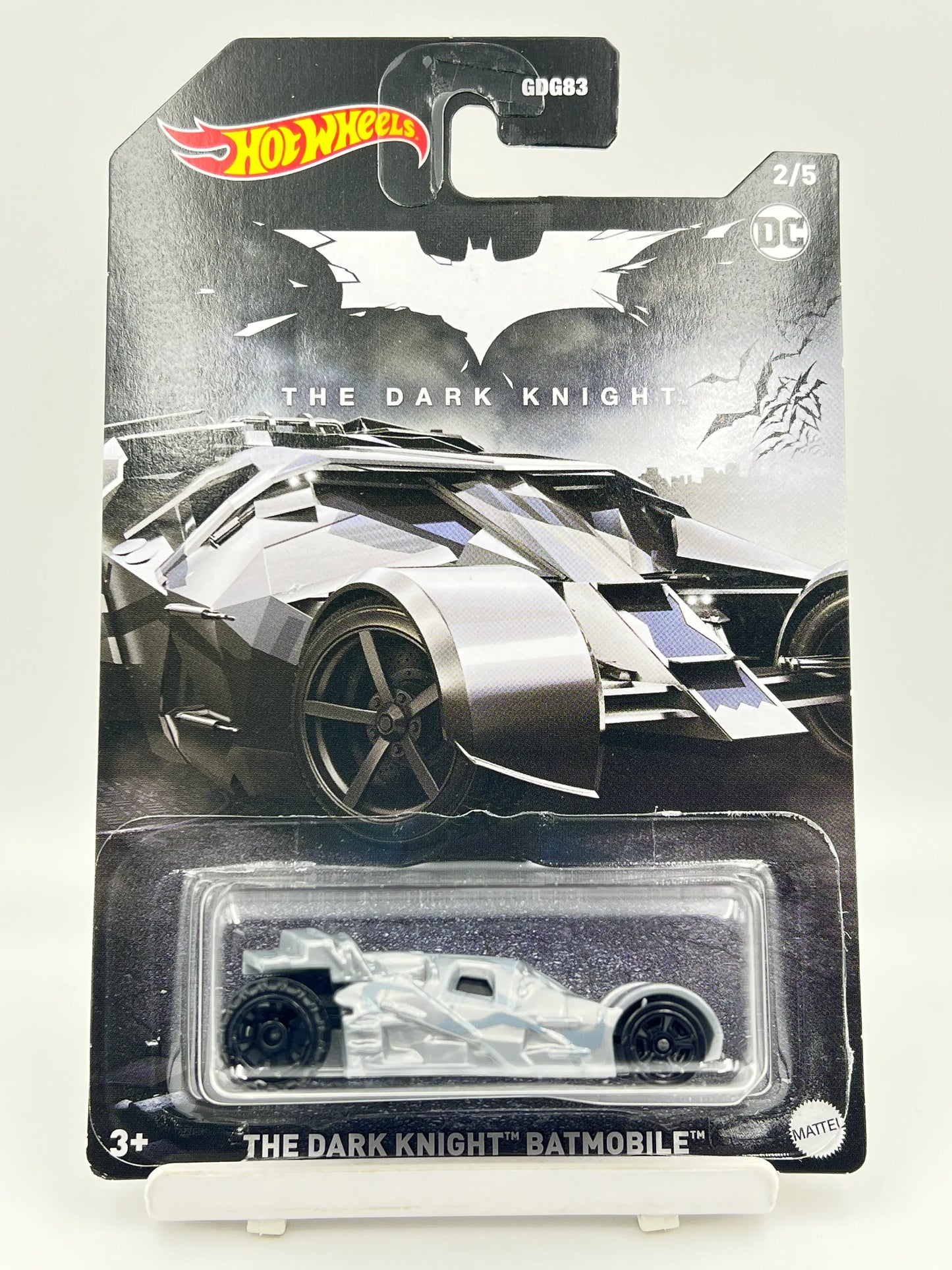 HOT WHEELS - THE DARK KNIGHT BATMOBILE - GREY - ZX4 - Its Fun