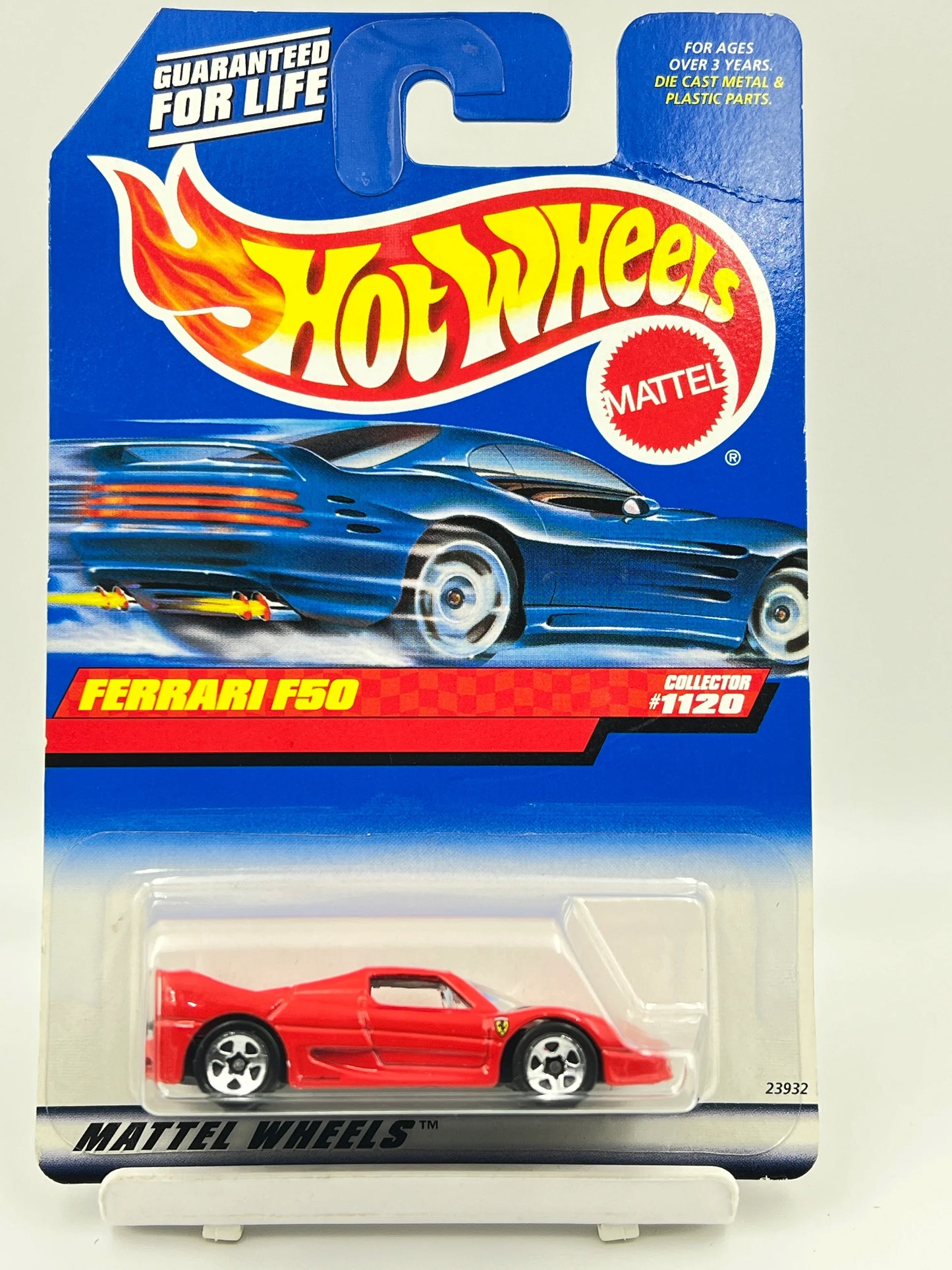 FULL METAL - MILD CREASE - HOT WHEELS - FERRARI F50 - RED - COLLECTOR #1120 - 7C - Its Fun