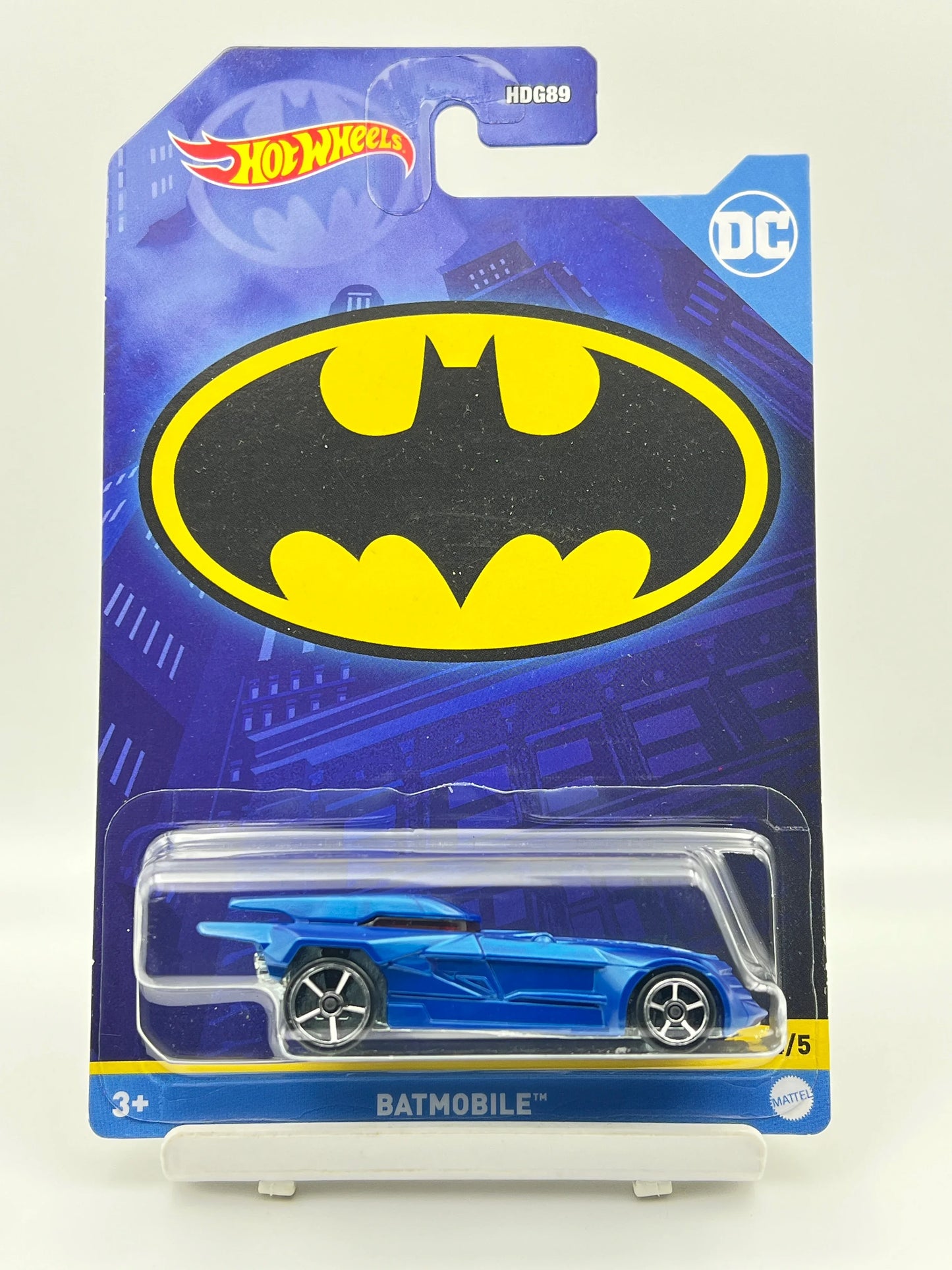 HOT WHEELS - BATMOBILE - CARD ART - DARK BLUE - 3B - Its Fun