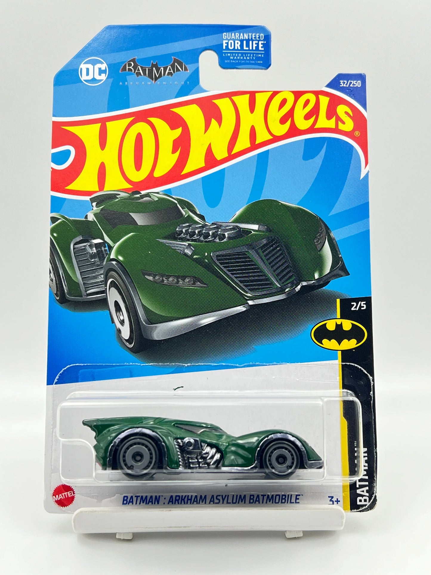 HOT WHEELS - BATMAN - ARKHAM ASYLUM BATMOBILE - GREEN - 3B - Its Fun