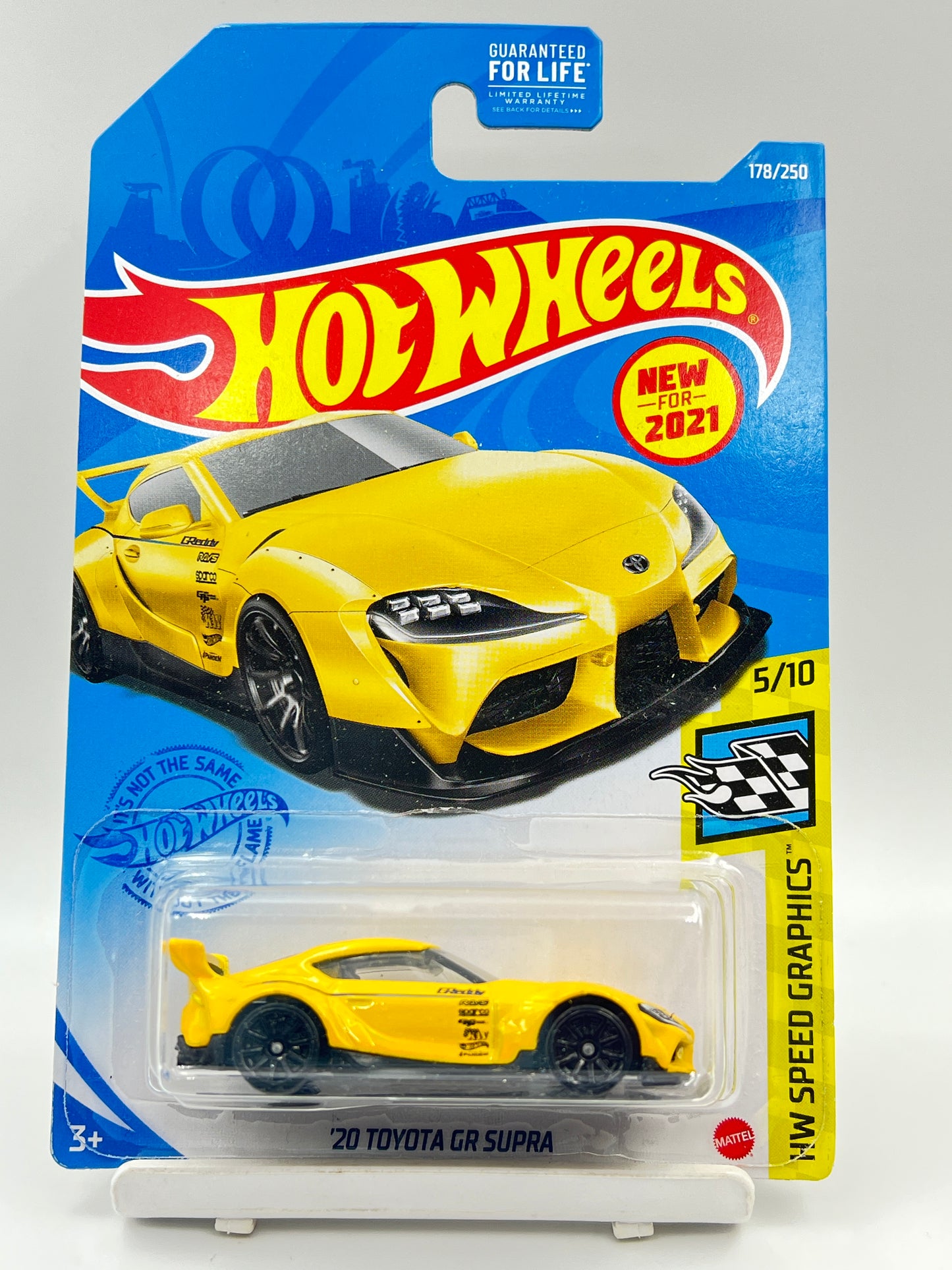 IMPORTED - HOT WHEELS - 20 TOYOTA GR SUPRA - YELLOW - 1B