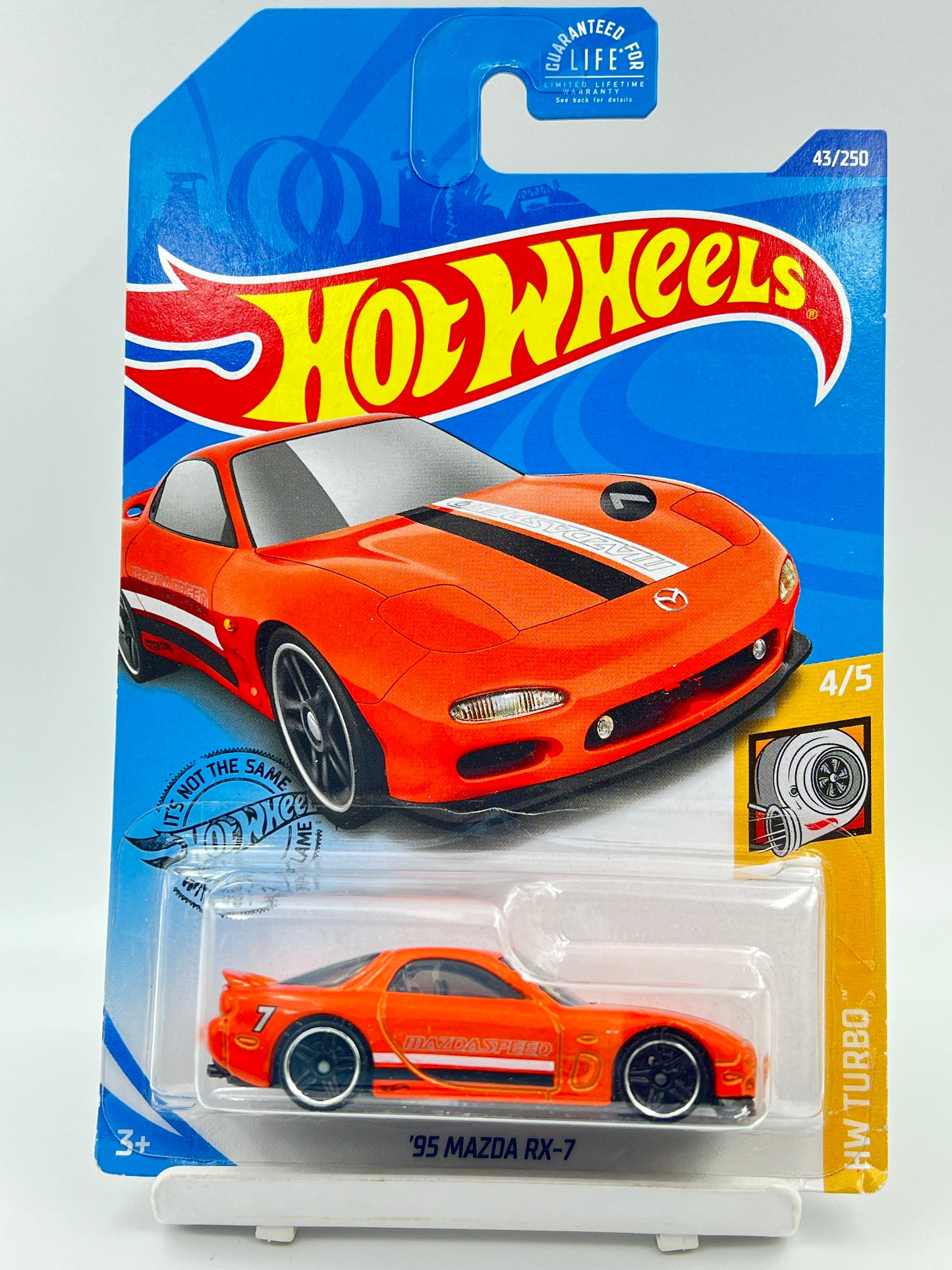 IMPORTED - HOT WHEELS - 95 MAZDA RX-7 - ORANGE - 1A
