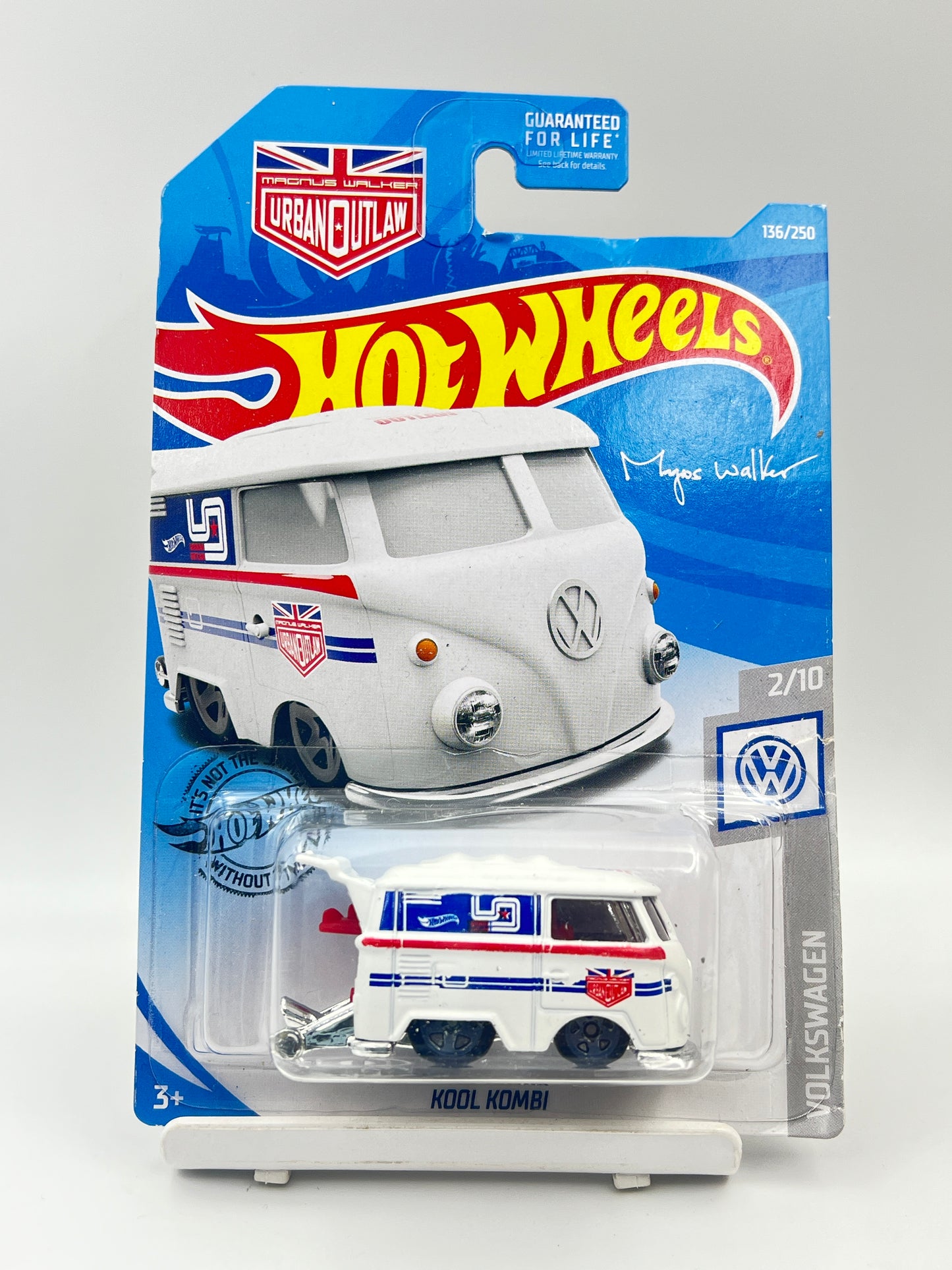 BLISTER CRACK - HOT WHEELS - KOOL KOMBI - WHITE - 3A