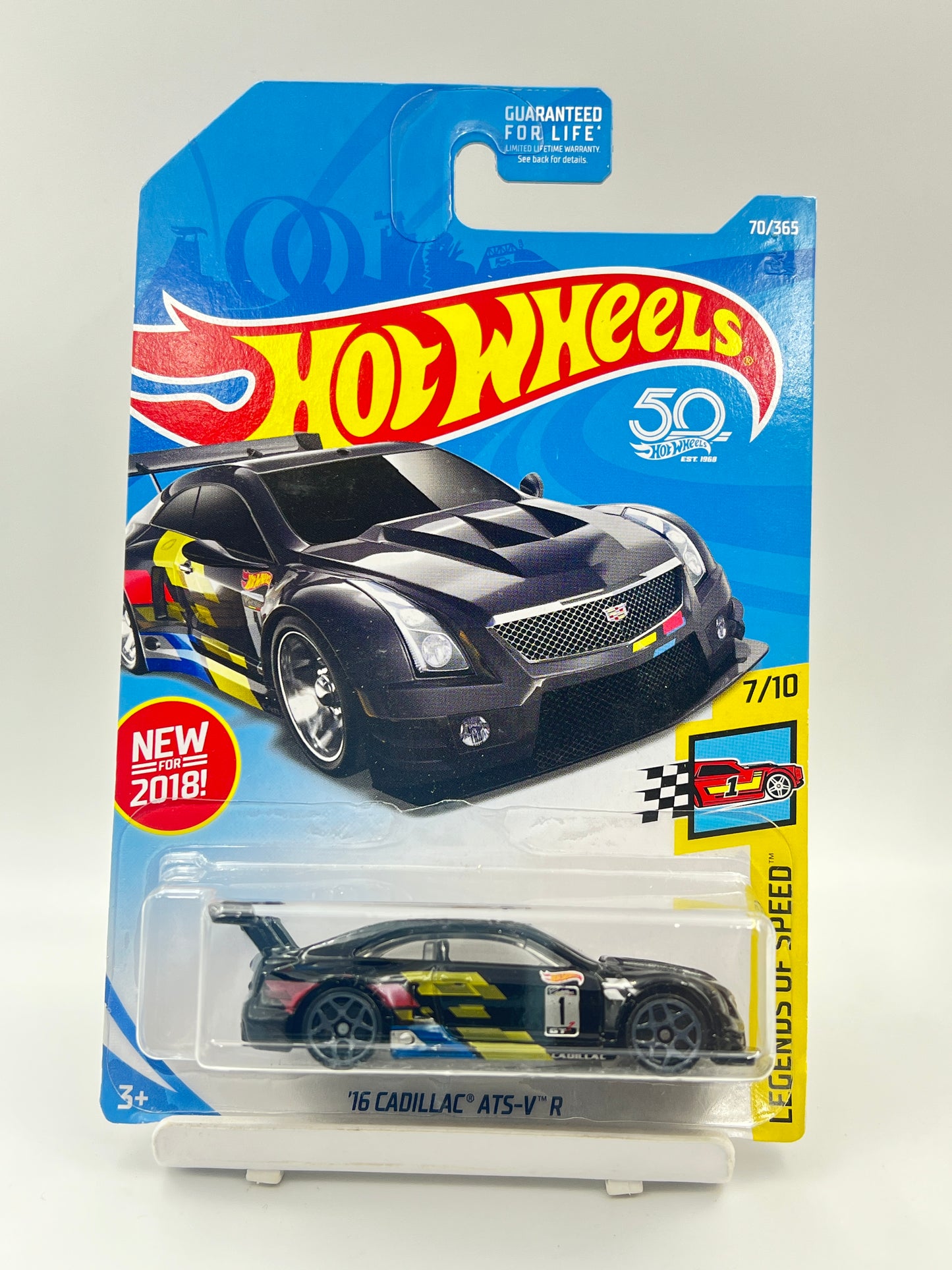 BLISTER / CARD DAMAGE - 16 CADILLAC ATS-V - R - BLACK - 3A
