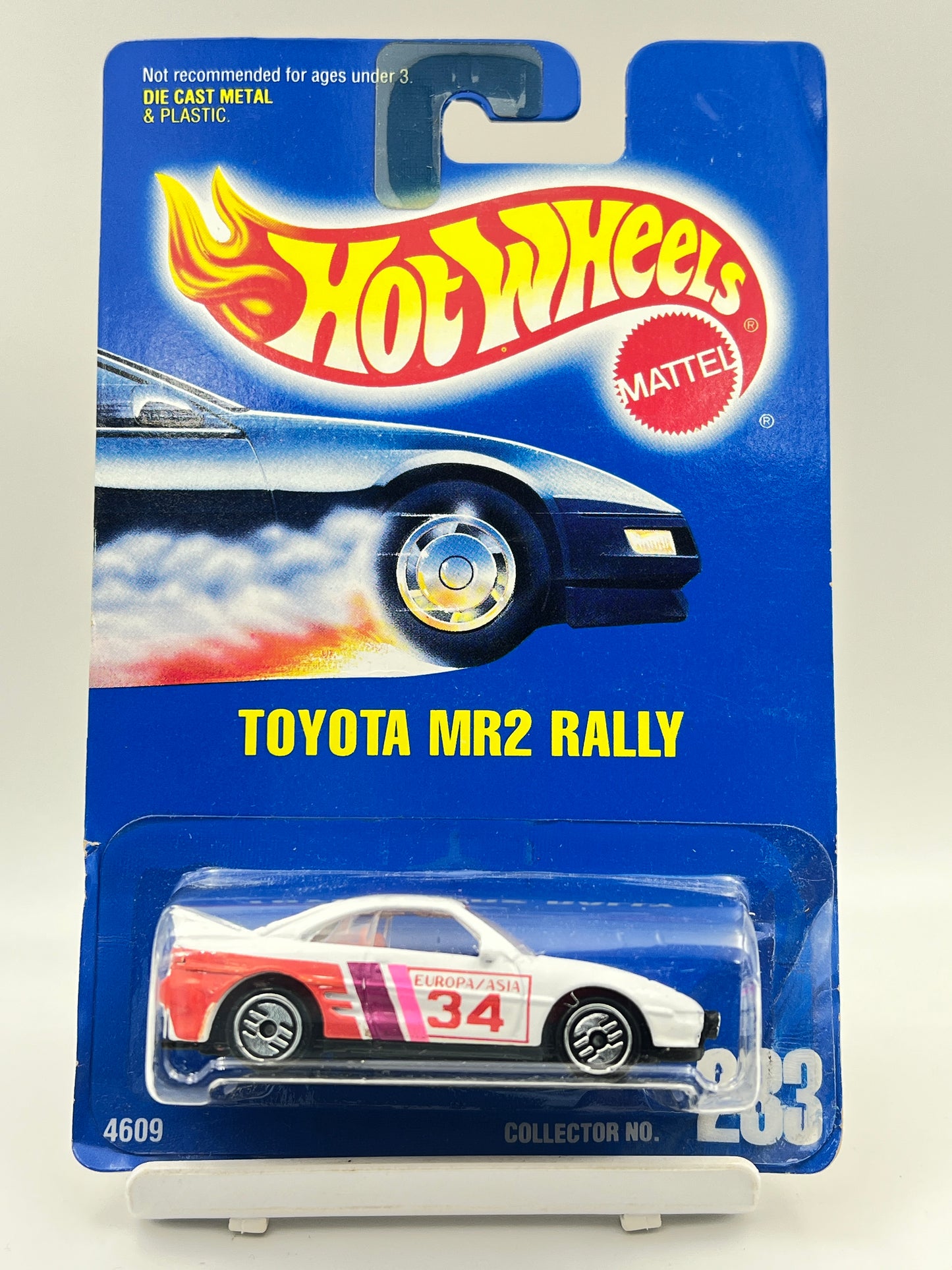 CARD DAMAGE - HOT WHEELS - TOYOTA MR2 RALLY - 6C