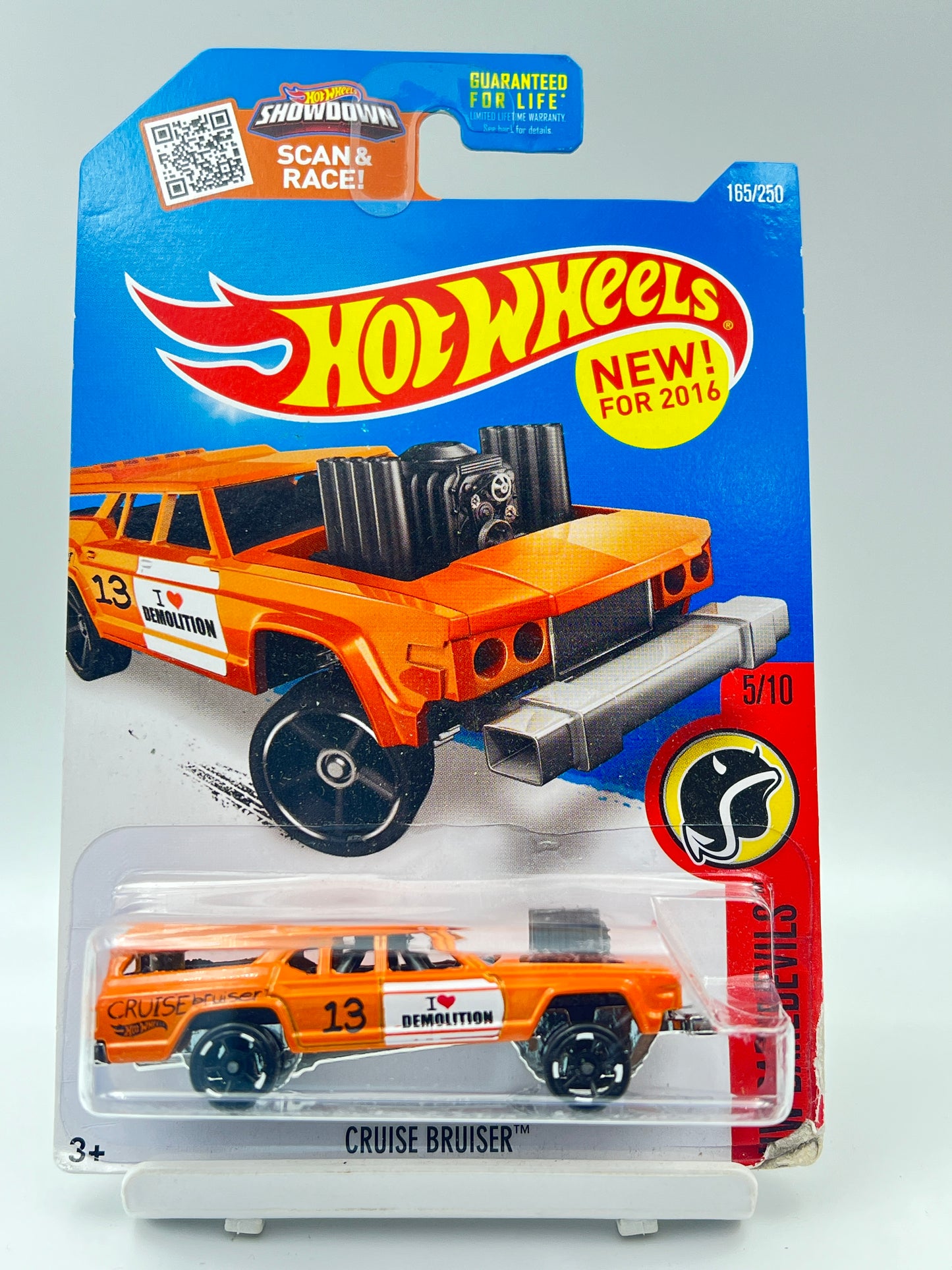 IMPORTED - HOT WHEELS - CRUISE BRUISER - ORANGE - 6C
