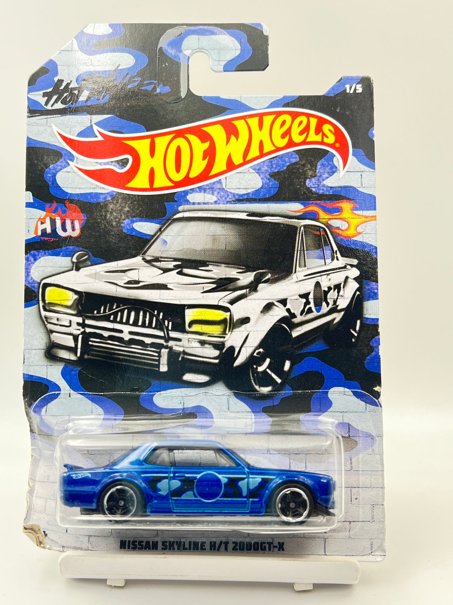 DAMAGED CARD - HOT WHEELS - NISSAN SKYLINE H/T 2000GT-X - 6A