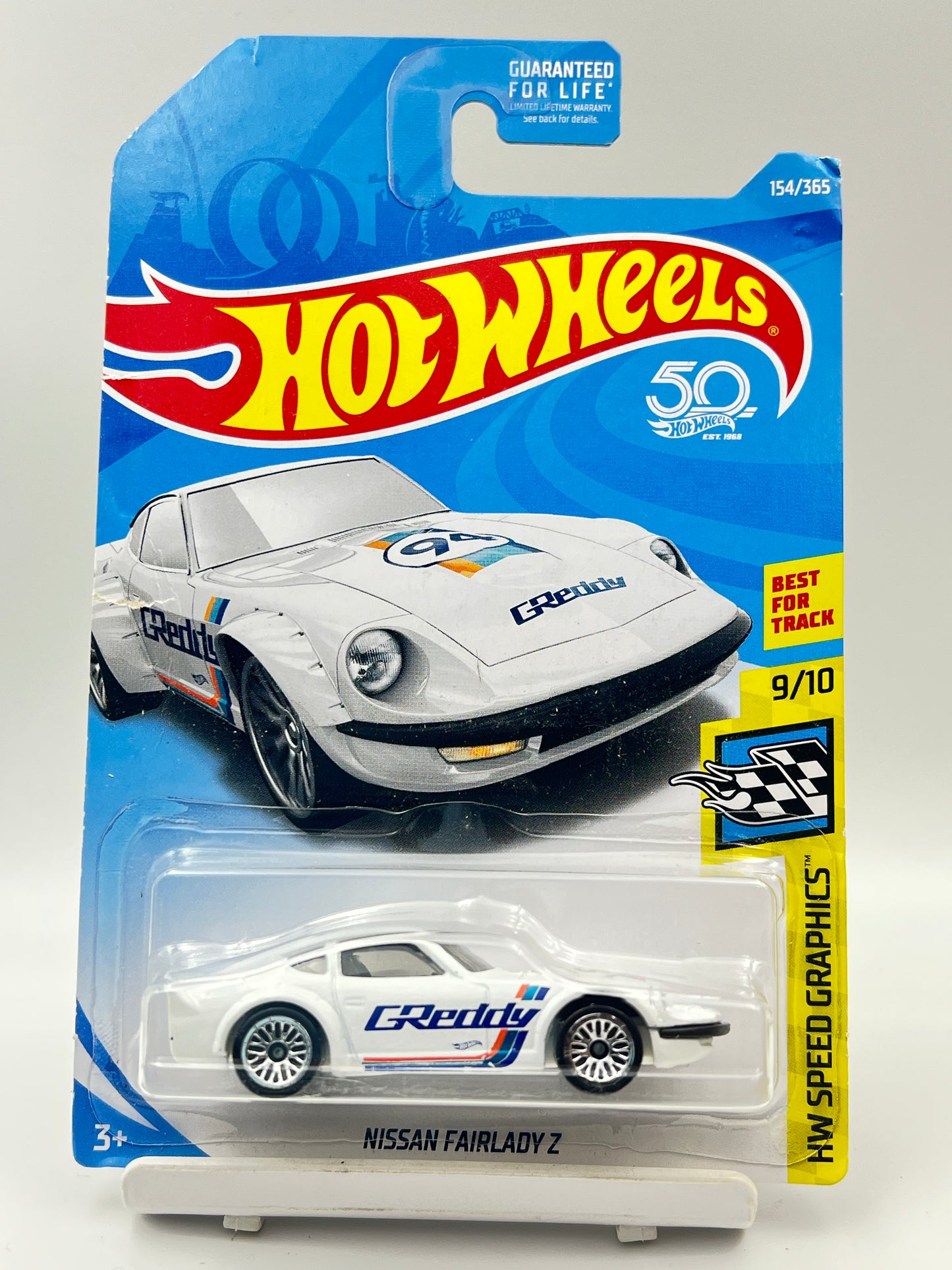 IMPORTED - HOT WHEELS - DATSUN FAIRLADY Z - WHITE - 6A