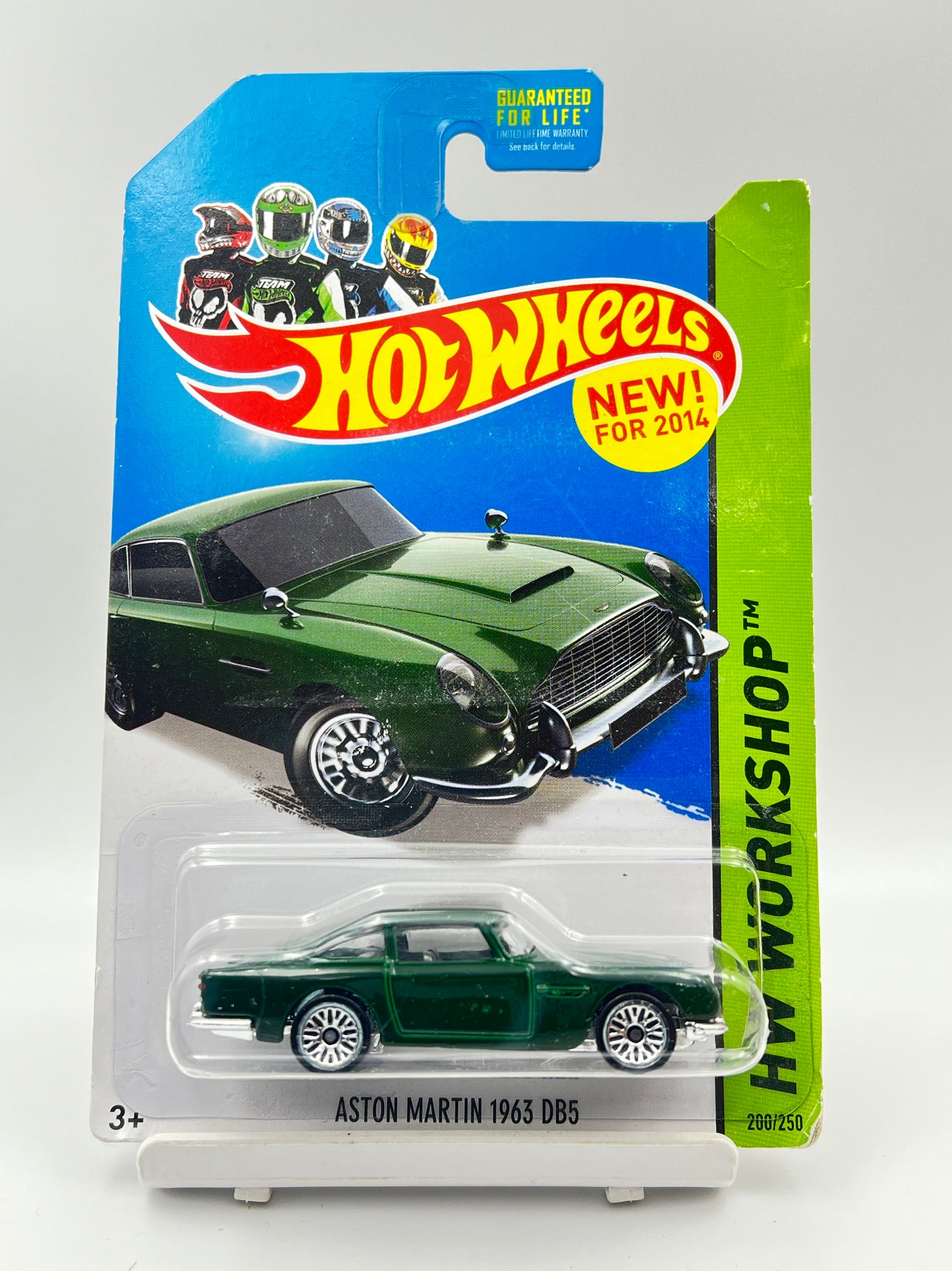 MILD CREASE - HOT WHEELS - ASTON MARTIN 1963 DB5 - GREEN - 6E