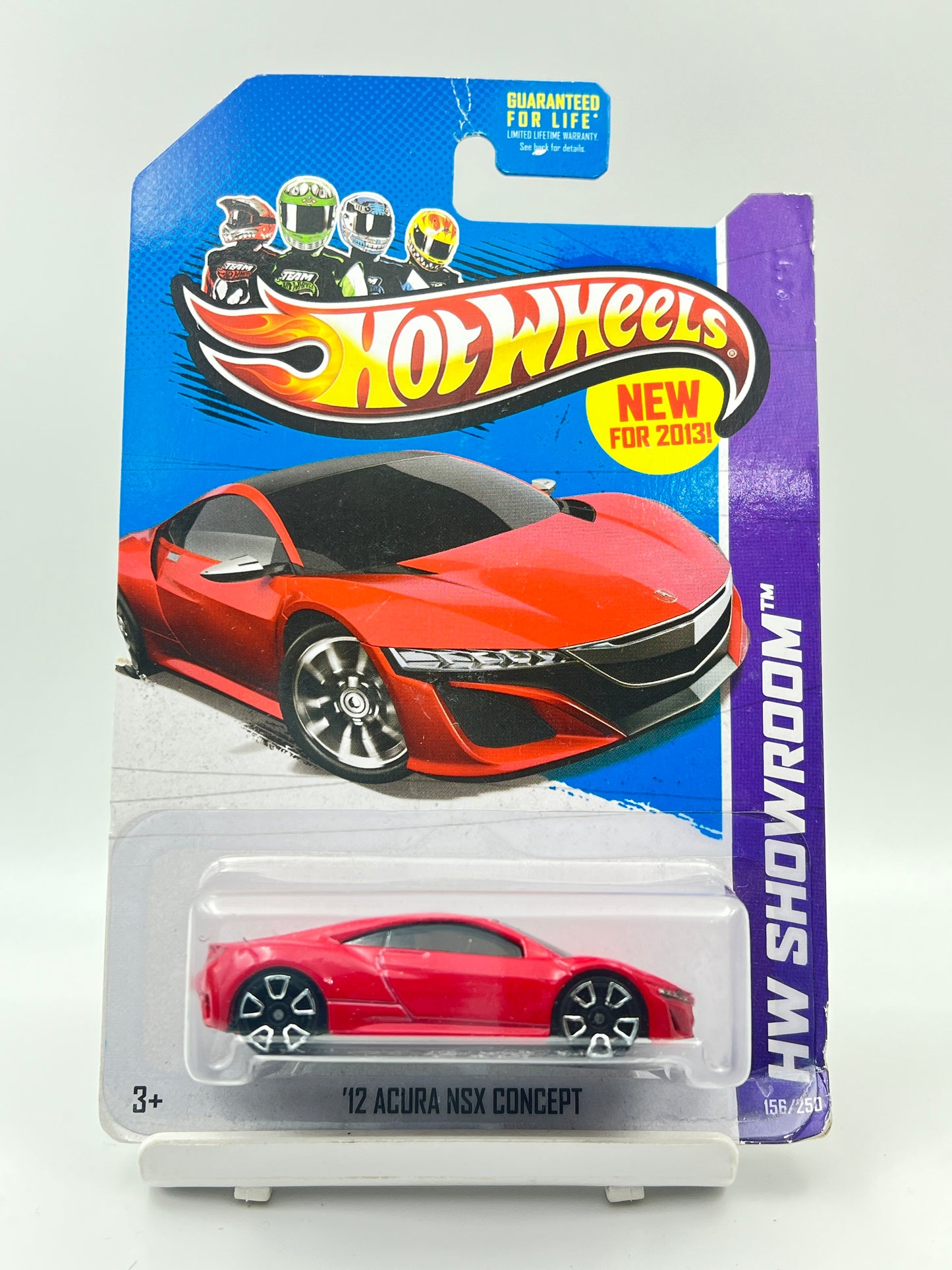 CORNER BEND - IMPORTED - HOT WHEELS - 12 ACURA NSX CONCEPT - RED - 6E