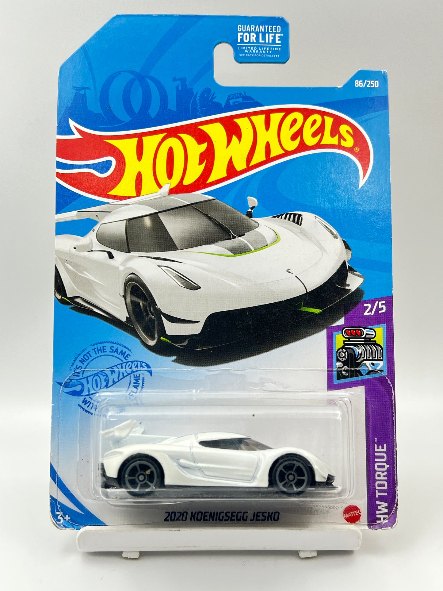 SOFT CORNERS - IMPORTED - HOT WHEELS - 2020 KOENIGSEGG JESKO - WHITE - 6A