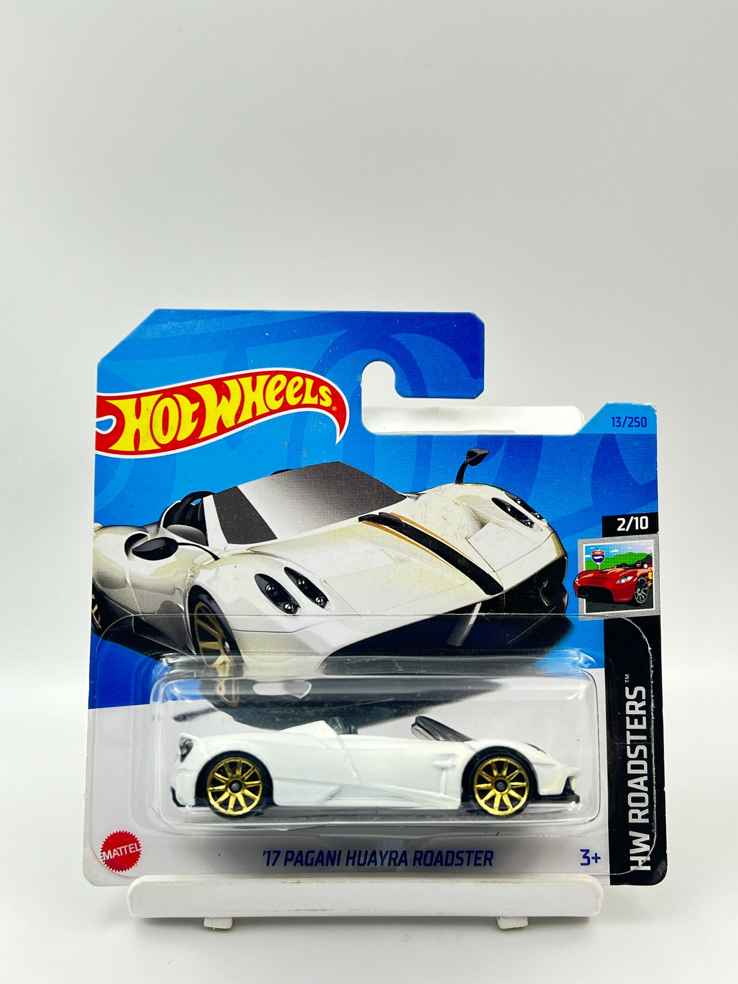IMPORTED - HOT WHEELS - 17 PAGANI HUAYRA ROADSTER - PEARL WHITE - 3C