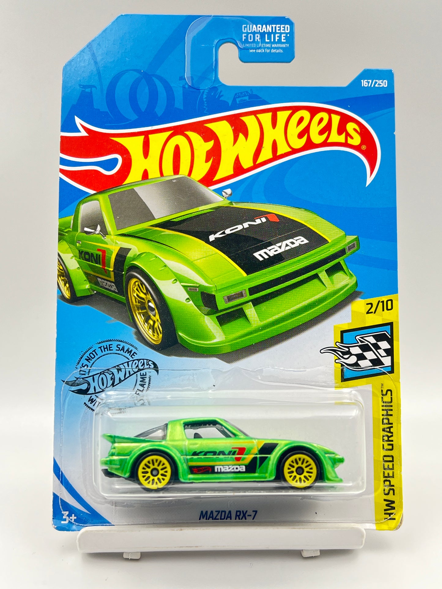 IMPORTED - HOT WHEELS - MAZDA RX-7 - GREEN - 6C