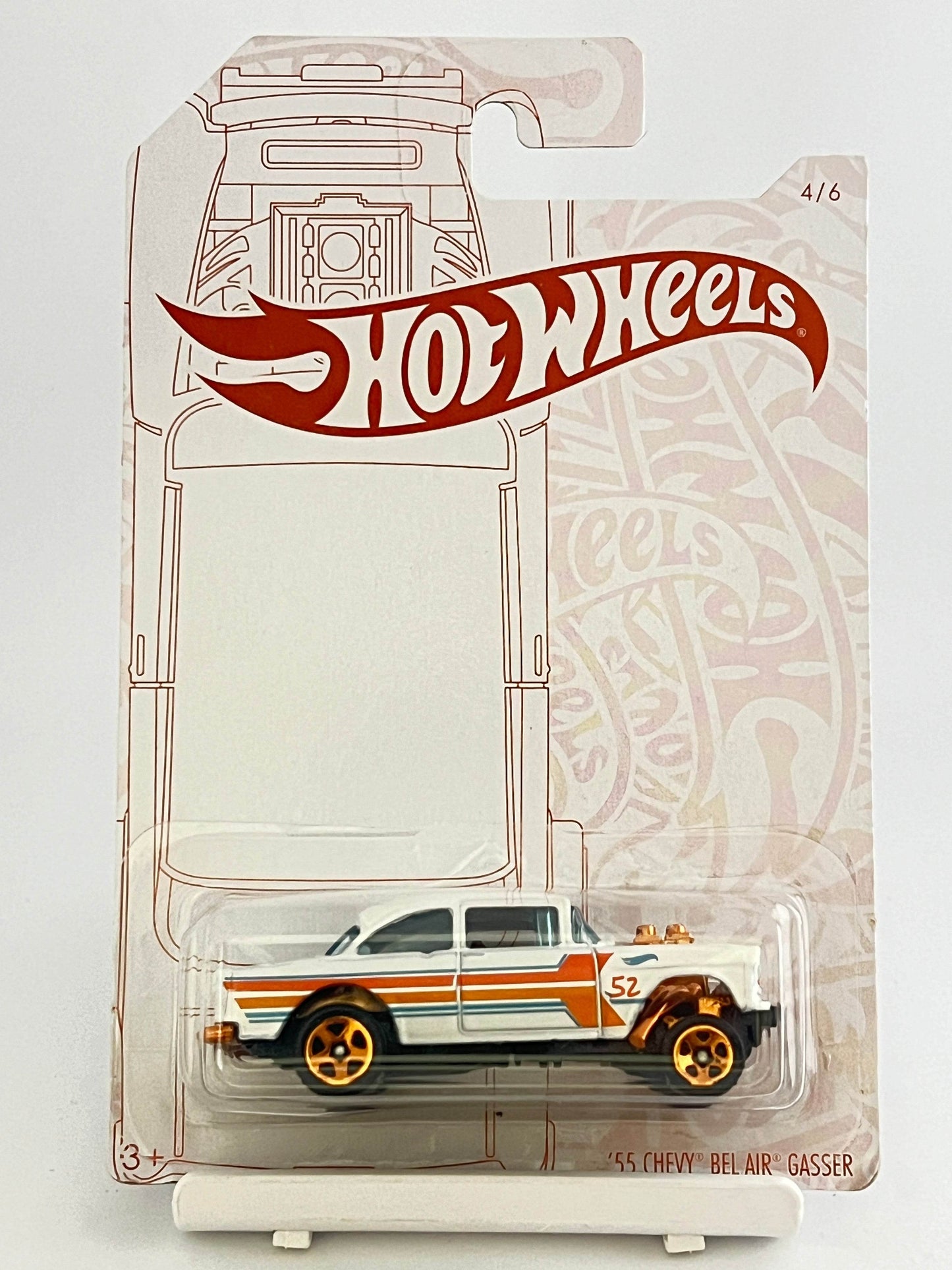 55 CHEVY BEL AIR GASSER - CARD ART - 3B - Its Fun