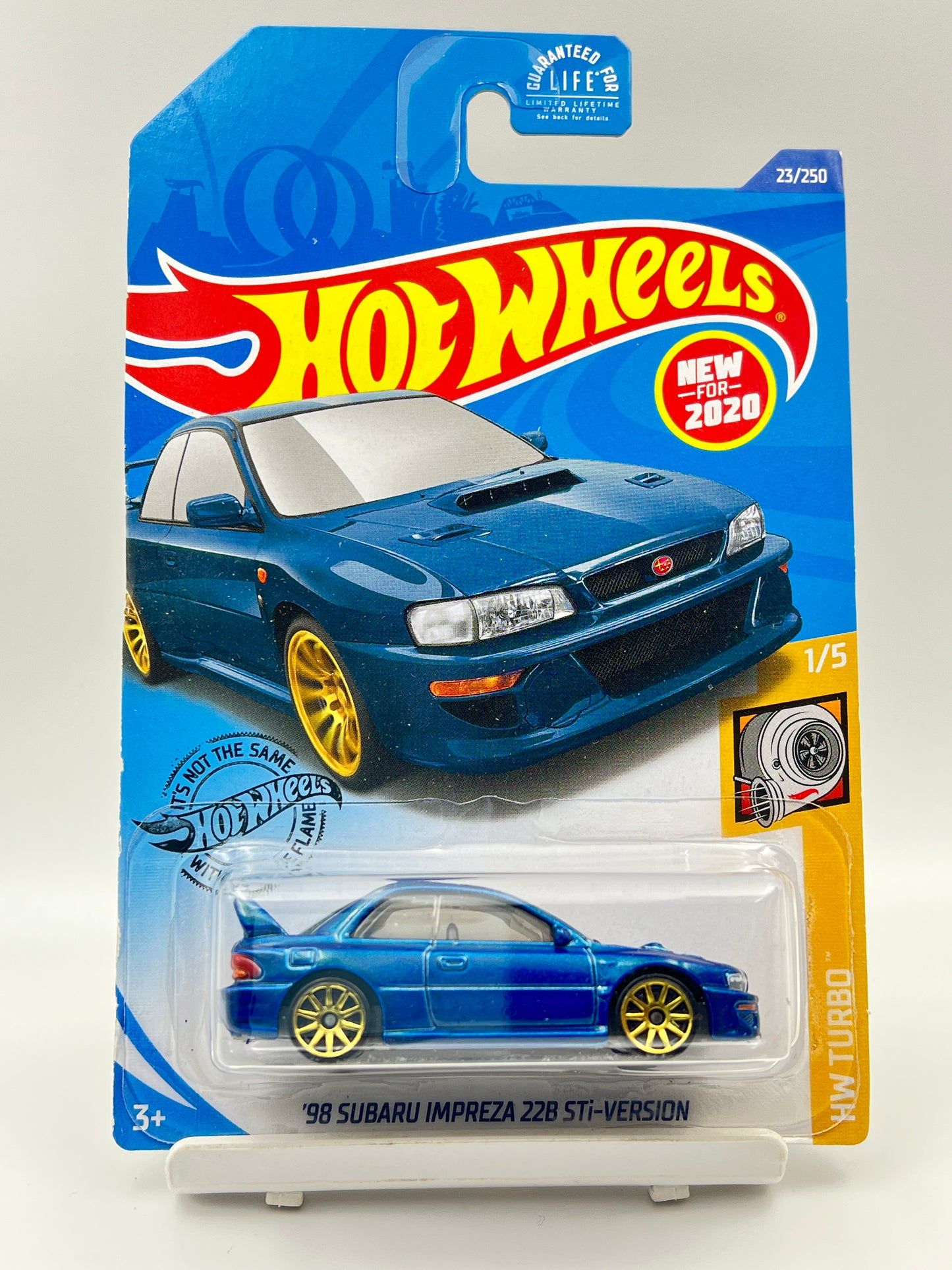 IMPORTED - HOT WHEELS - 98 SUBARU IMPREZA 22B STI-VERSION - BLUE - 2B