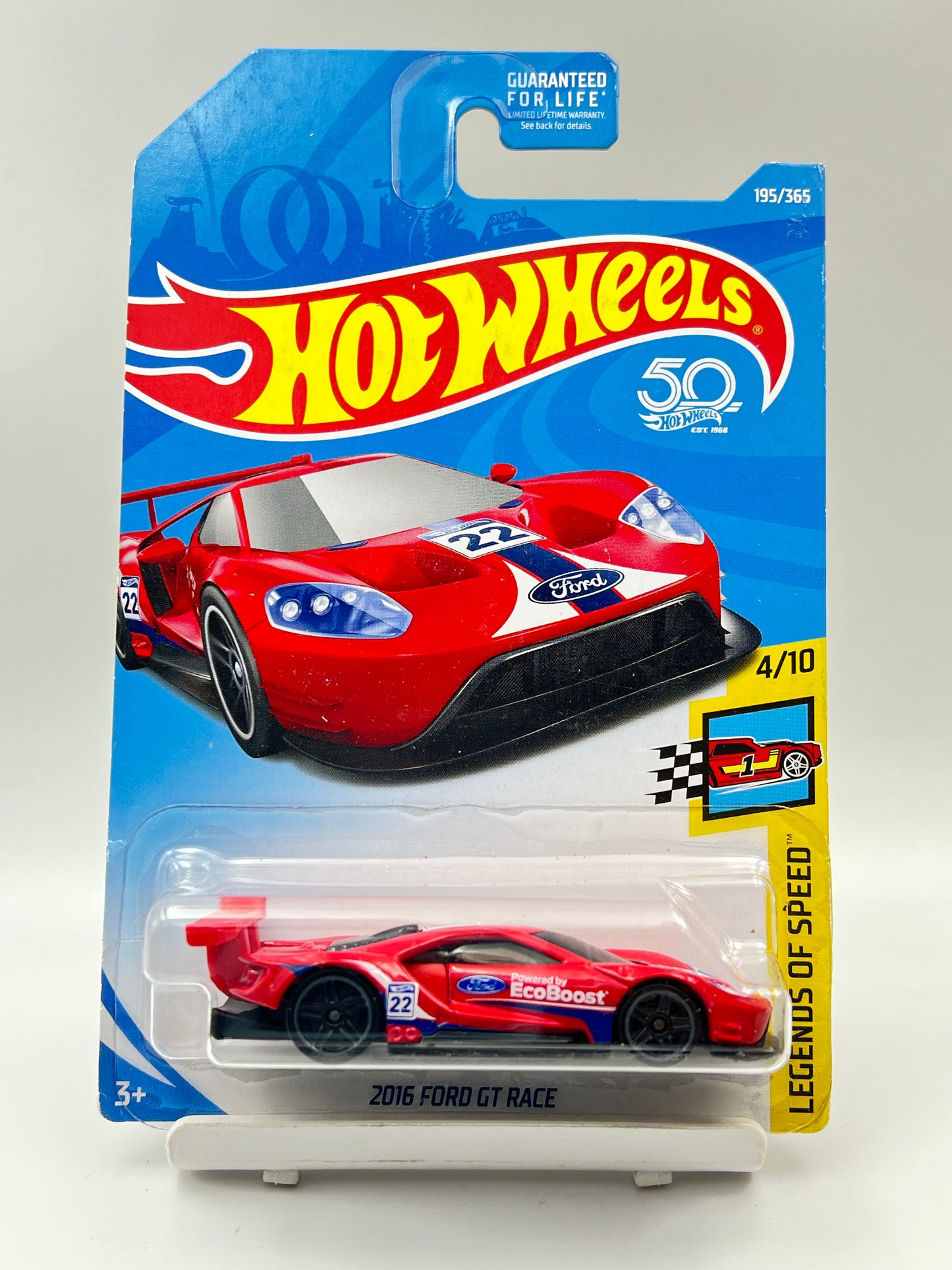 IMPORTED - HOT WHEELS - 2016 FORD GT RACE - RED - 7B