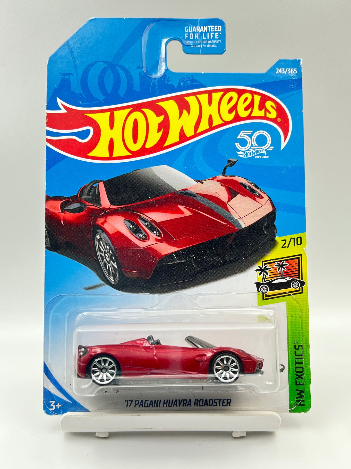 IMPORTED - HOT WHEELS - 17 PAGANI HUAYRA ROADSTER - RED