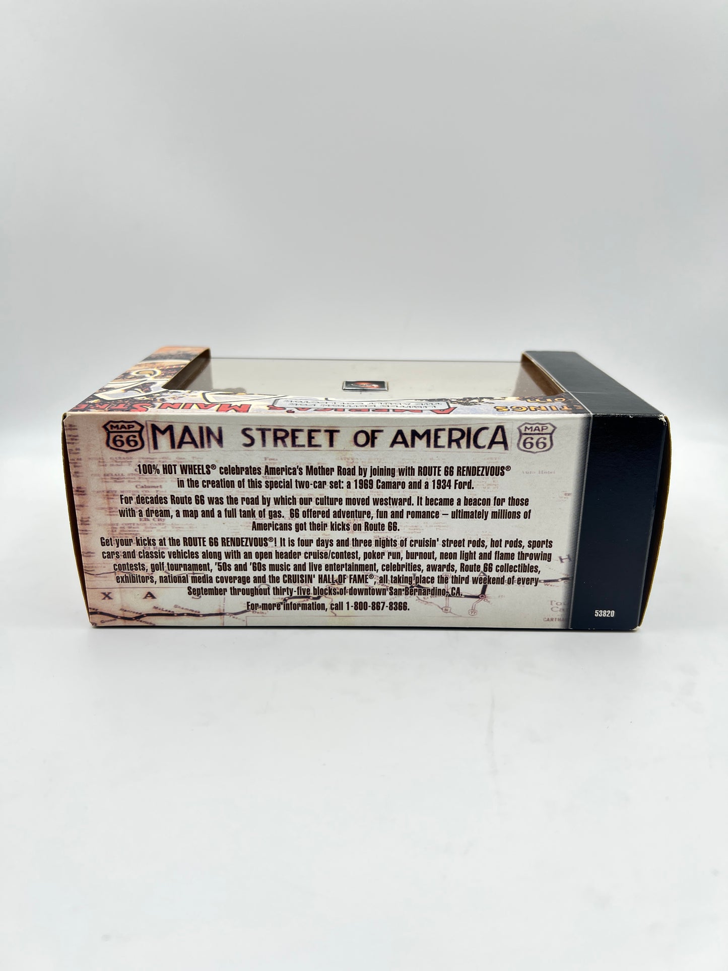 LIMITED EDITION HOT WHEELS ORIGINALS - 1969 CAMARO / 1934 FORD - ACRYLIC CASE SEALED - DUAL CARS - RUBBER BAND RESIDUE DUE TO AGEING