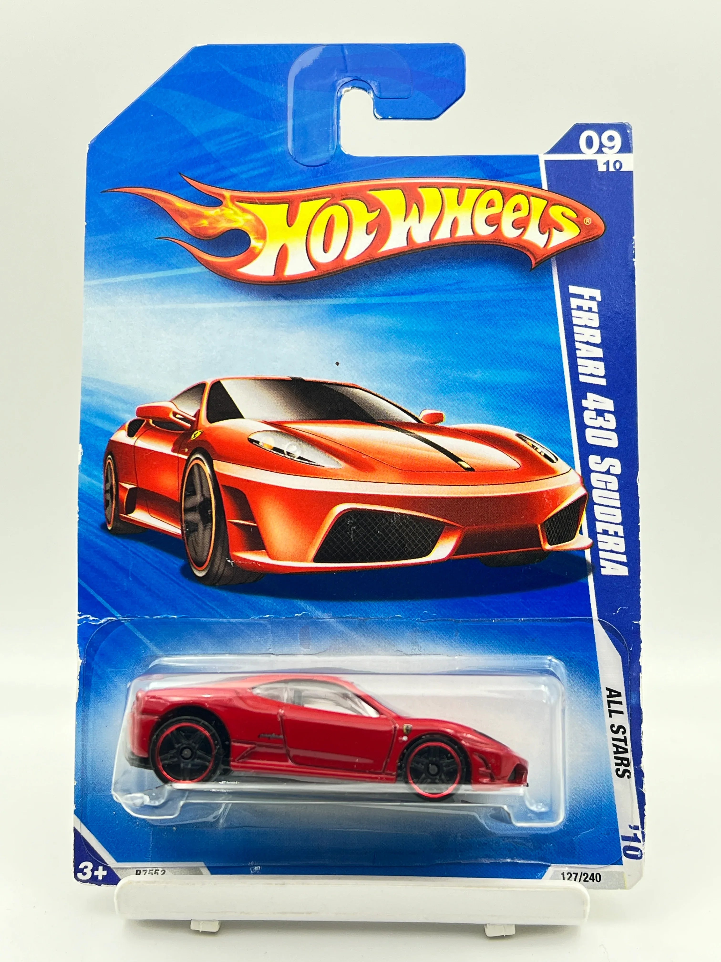 CREASED / BLISTER SQUEEZE - HOT WHEELS - FERRARI 430 SCUDERIA