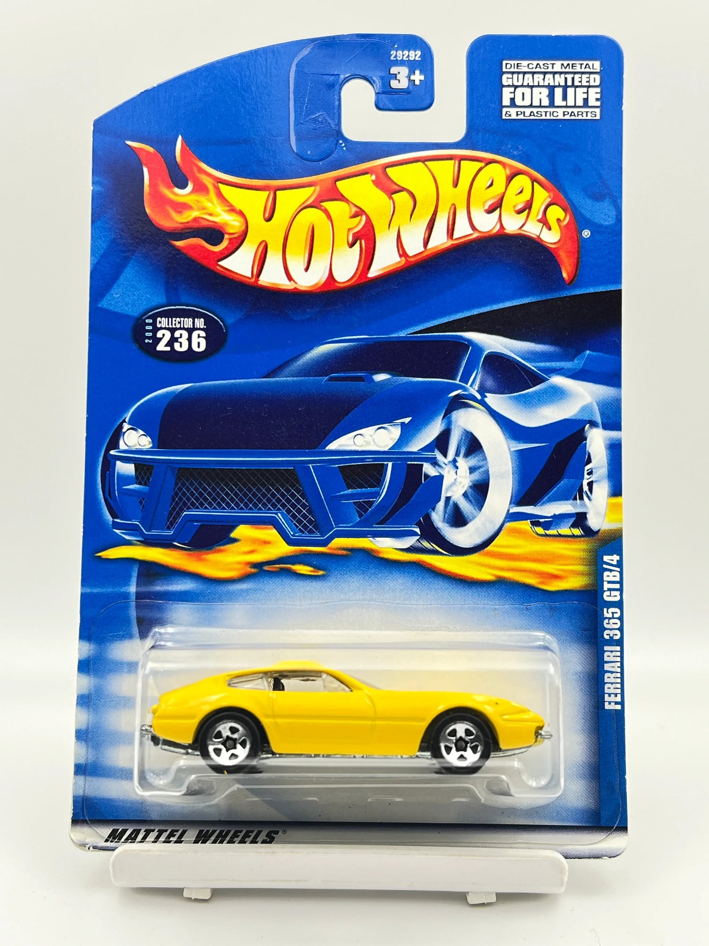 HOT WHEELS - FULL METAL - FERRARI 365 GTB/4 (2001 MODEL)- YELLOW - 1D - Its Fun