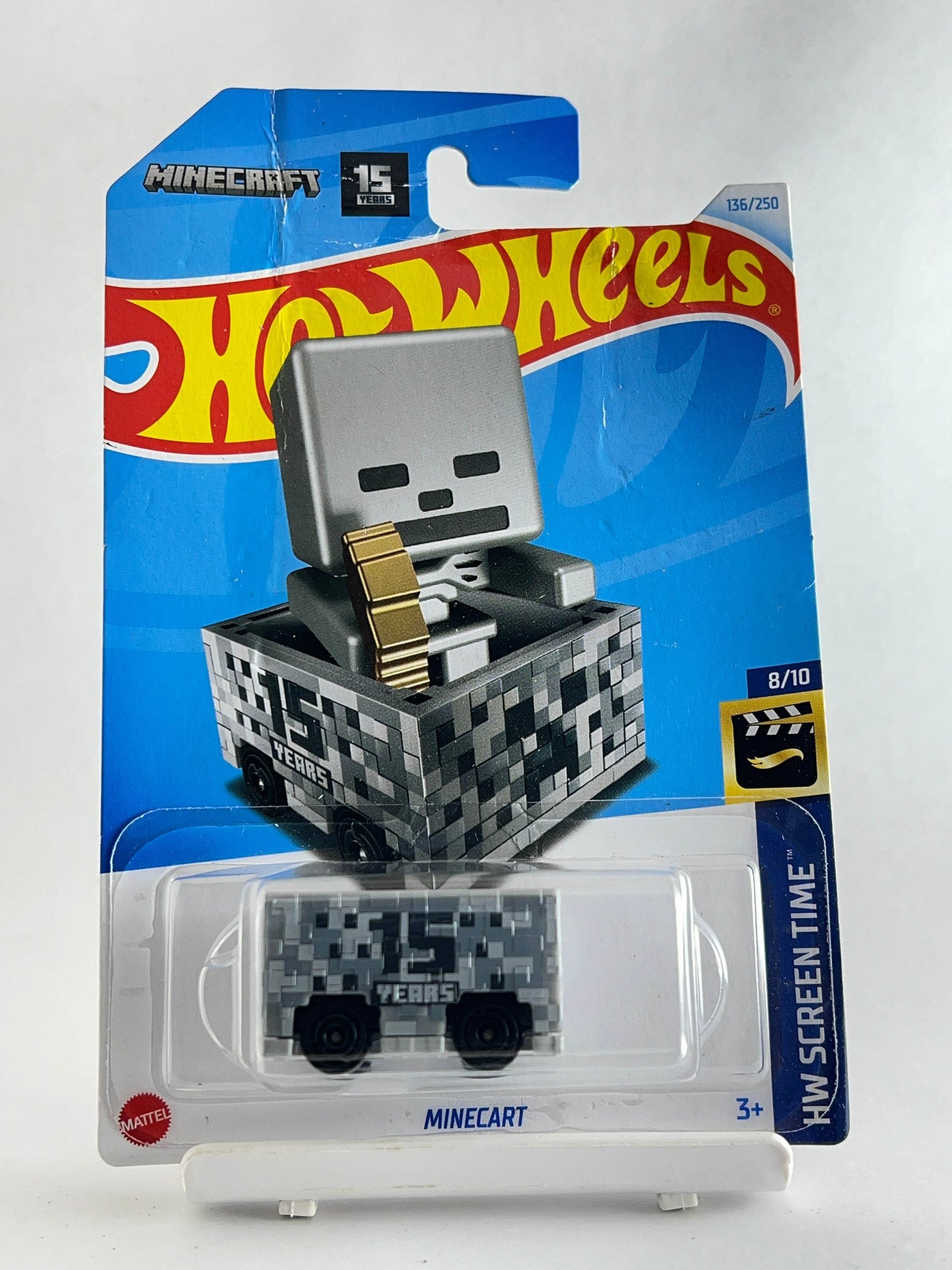 CREASED CARD - MINECART - 4C - Its Fun