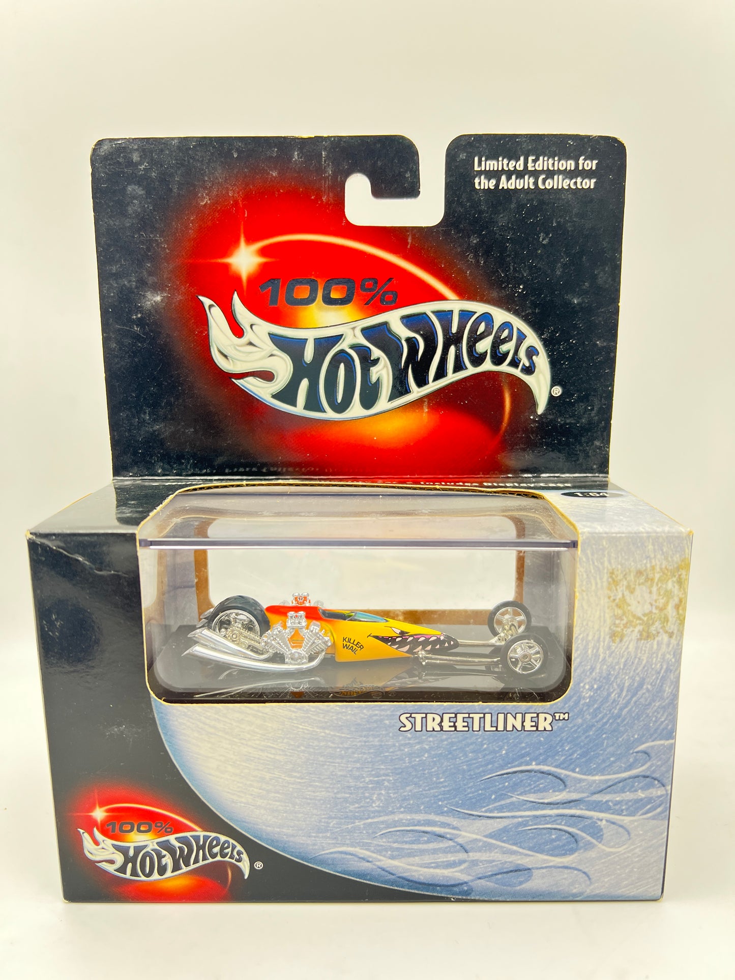 HOT WHEELS ORIGINALS - STREETLINER - ACRYLIC CASE SEALED - RUBBER BAND RESIDUE DUE TO AGEING
