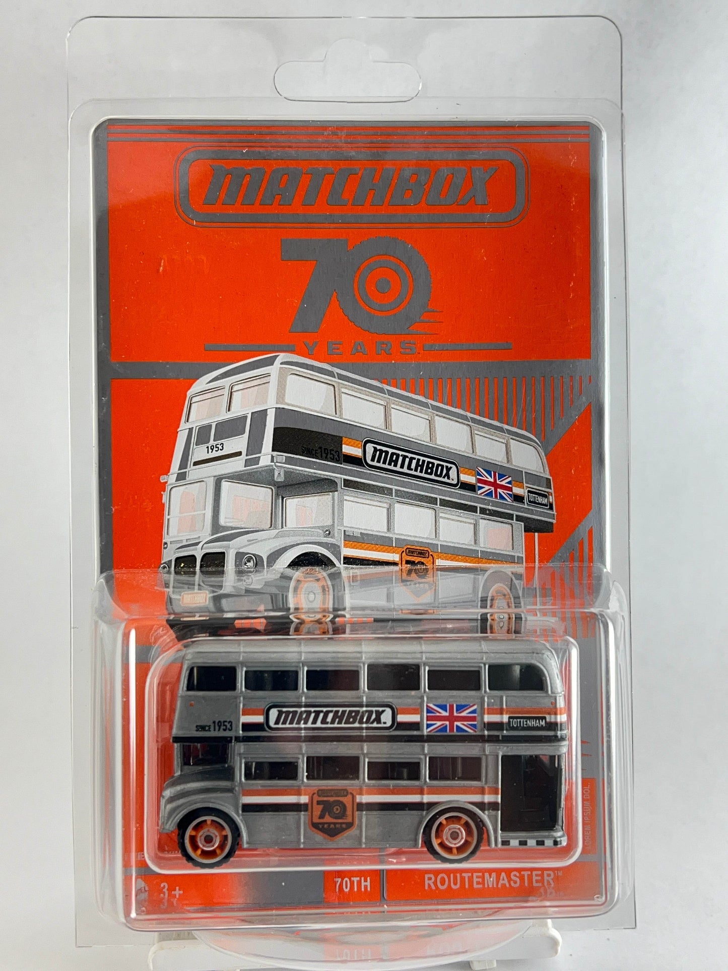 MATCHBOX 70TH ANNIVERSARY EDITION - ROUTEMASTER WITH PROTECTOR (HARD TO FIND) - Its Fun
