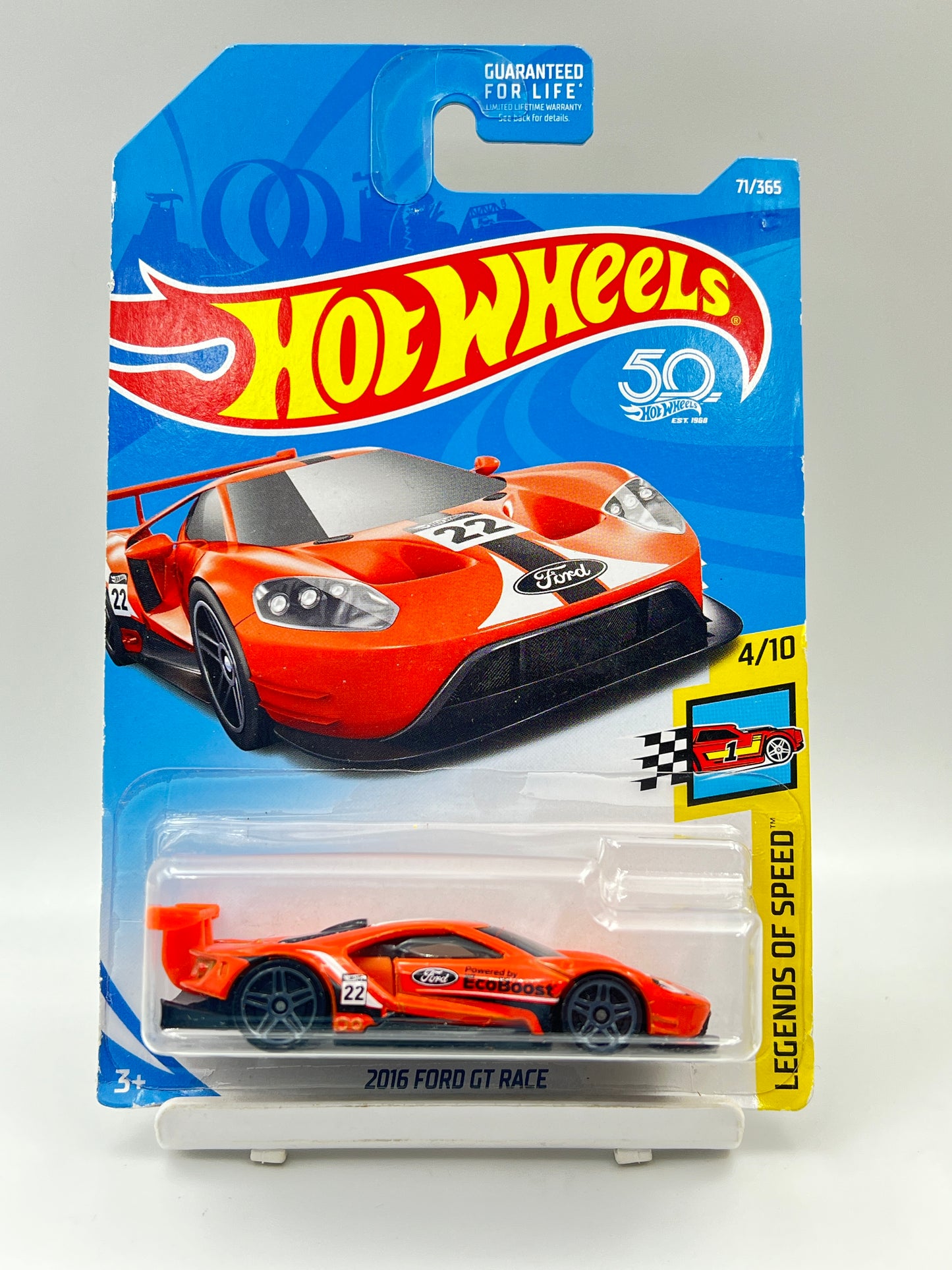 IMPORTED - HOT WHEELS - 2016 FORD GT RACE - ORANGE - 2A