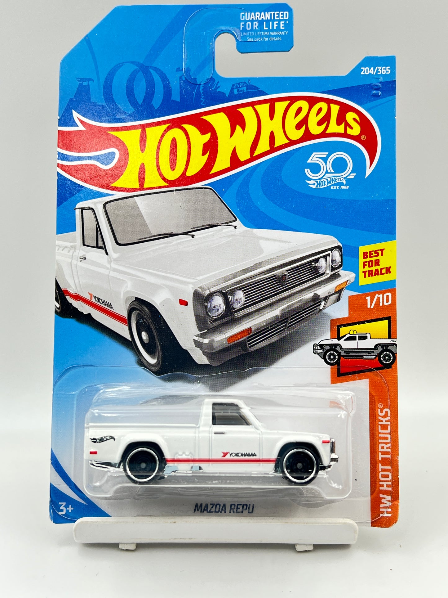 IMPORTED - HOT WHEELS - MAZDA REPU - WHITE - 1D