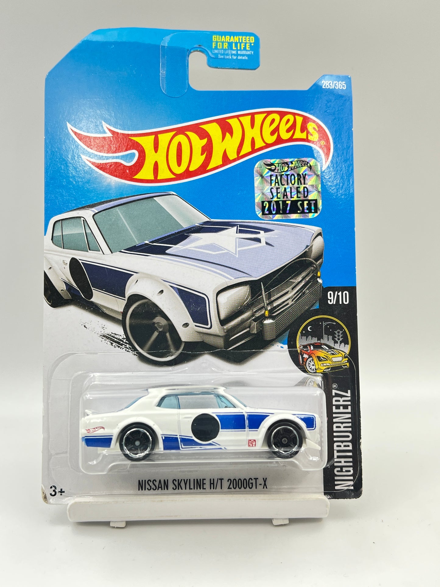 CREAESD CARD - IMPORTED - HOT WHEELS - FACTORY SEALED - NISSAN SKYLINE H/T 2000GT-X - 1A