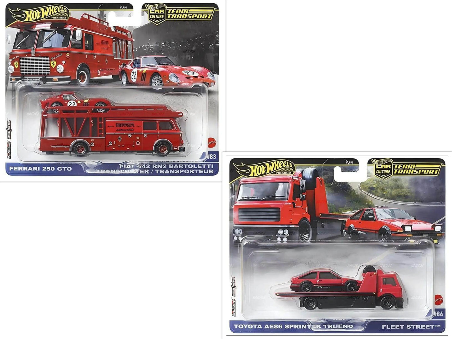 COMBO - TEAM TRANSPORT - FERRARI + TOYOTA AE86 - Its Fun