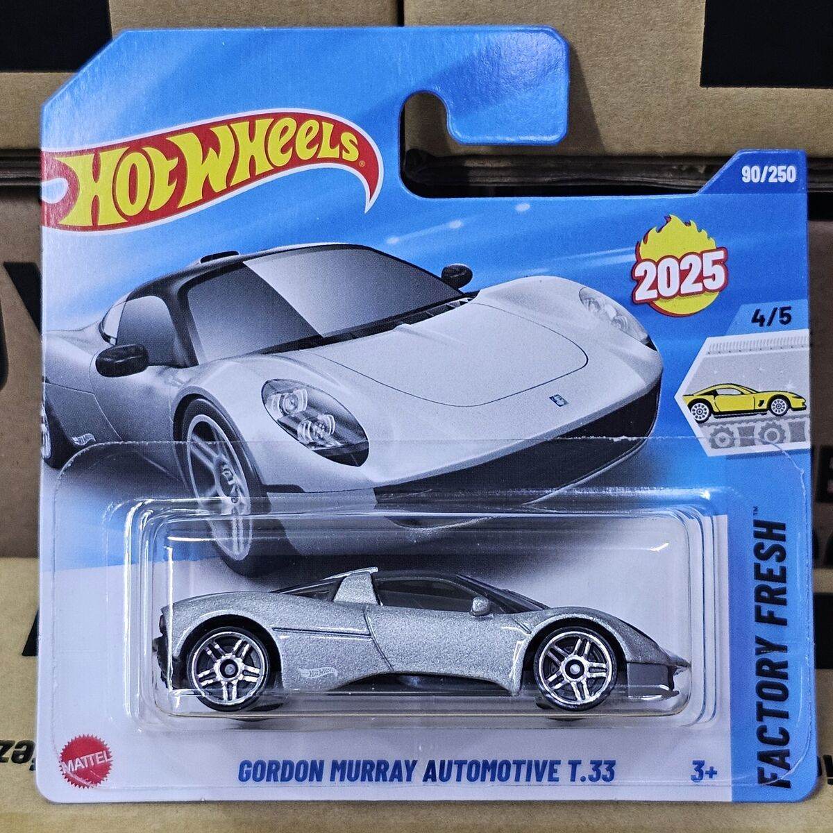MINOR BLISTER SQUEEZE - 2025 MAINLINE SHORT CARD - GORDON MURRAY AUTOMOTIVE T.33 - 2A - Its Fun
