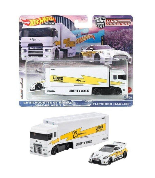 TEAM TRANSPORT - LB-SILHOUETTE GT NISSAN 35GT-RR VER.2 / FLIPSIDE HAULER - Its Fun