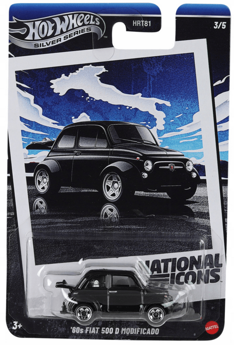 HOT WHEELS NATIONAL ICONS - 60S FIAT 500D MODIFICADO - 5B - Its Fun