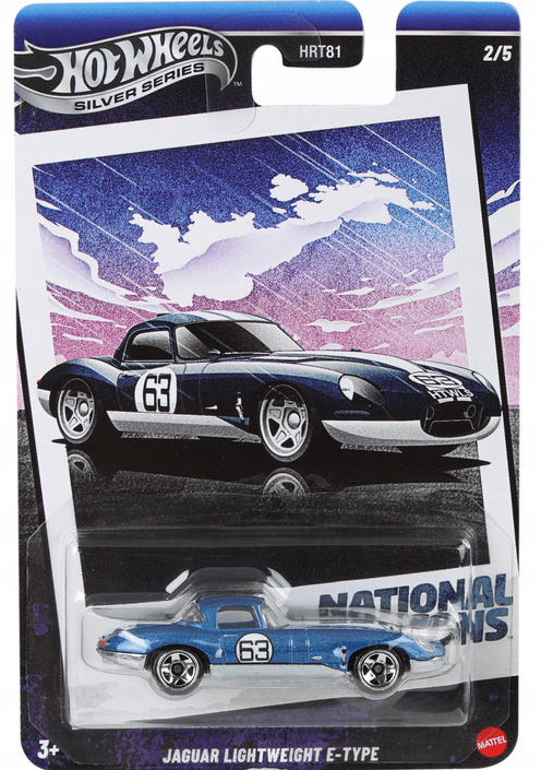 HOT WHEELS NATIONAL ICONS - JAGUAR LIGHTWEIGHT E-TYPE - FULL METAL -5B - Its Fun