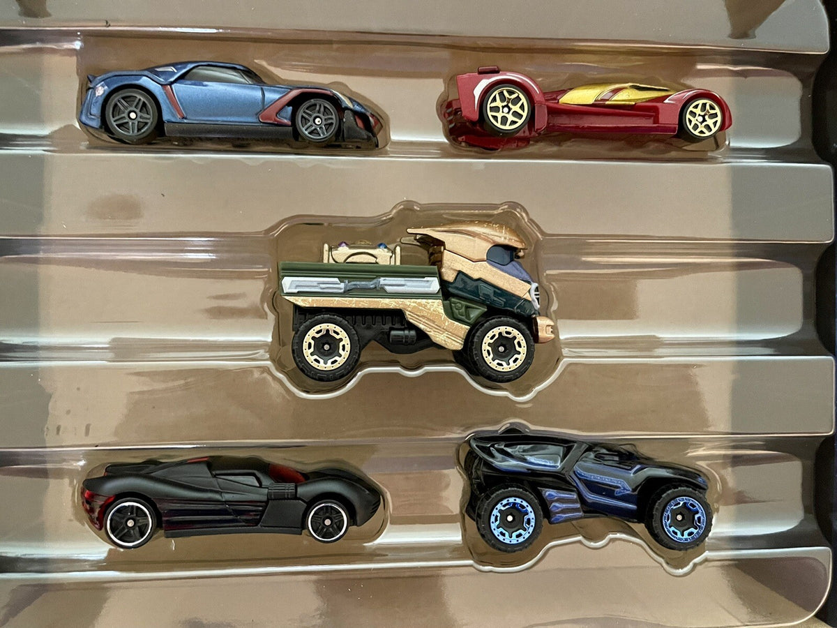 IMPORTED - HOT WHEELS EXCLUSIVE - MARVEL AVENGERS THEMED SET OF 5 CARS