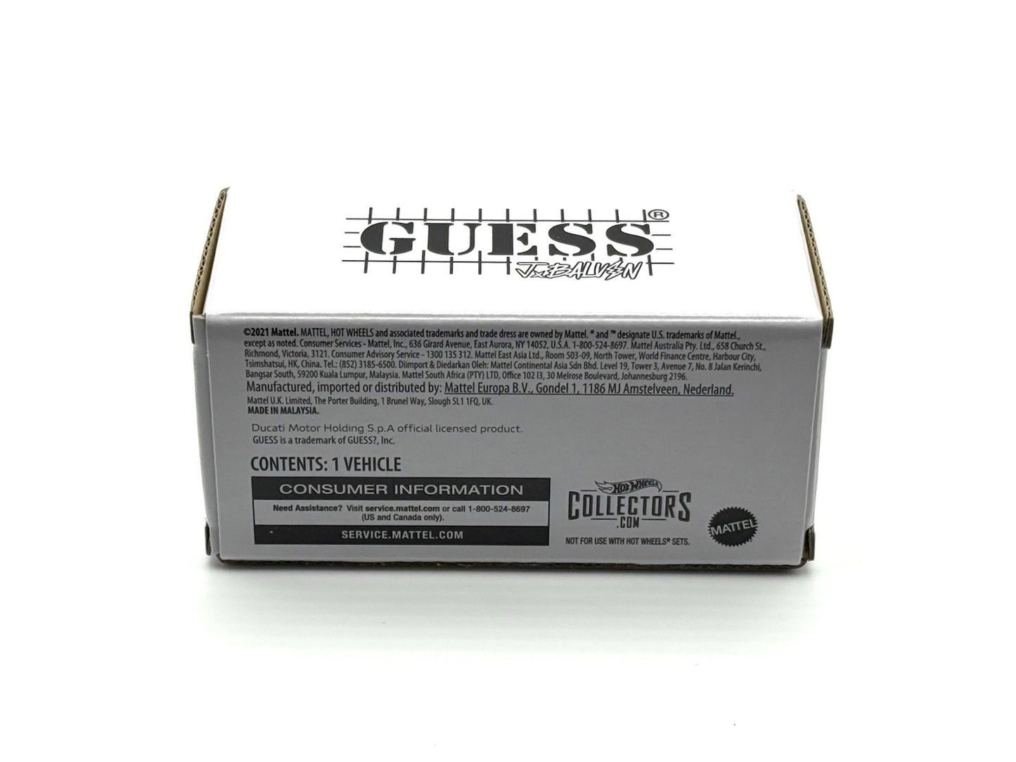 RLC - HOT WHEELS - 2021 DUCATI GUESS X J BALVIN MOTORCYCLE MEXICO EXCLUSIVE - White