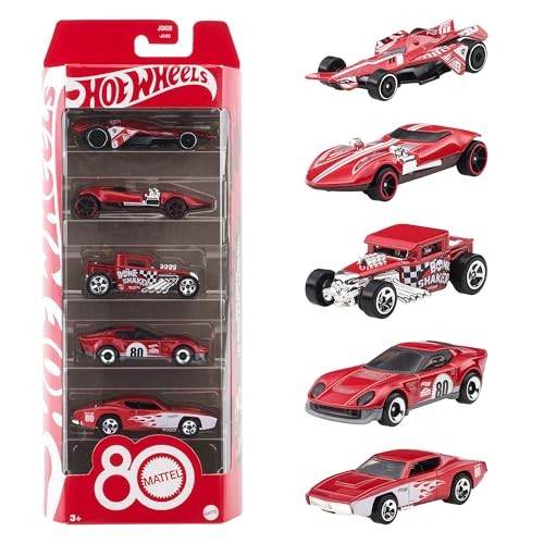 HOT WHEELS 80 YEARS OF MATTEL 5 PACK - IMPORTED - Its Fun