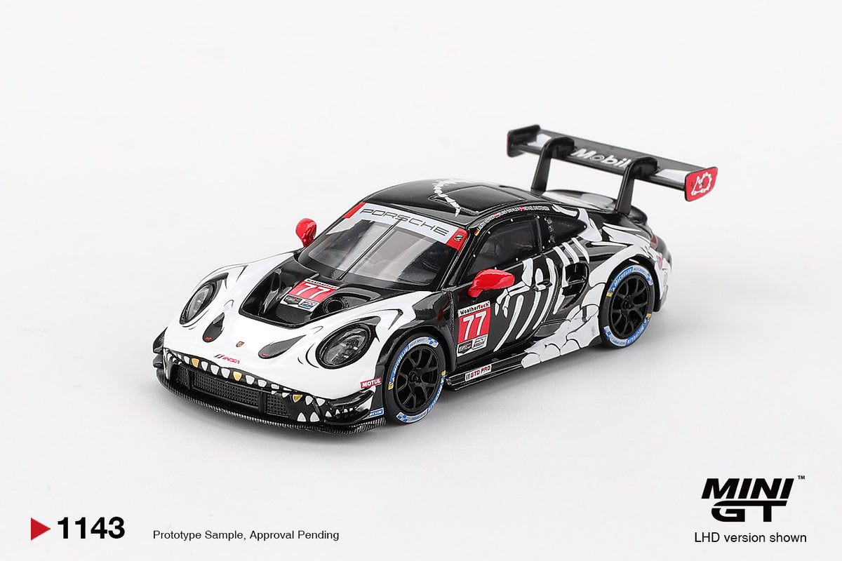 MINI GT - Porsche 911 GT3 R #77 AO Racing 2025 IMSA Petit Le Mans - BOX PACK (SEALED) - ZX2