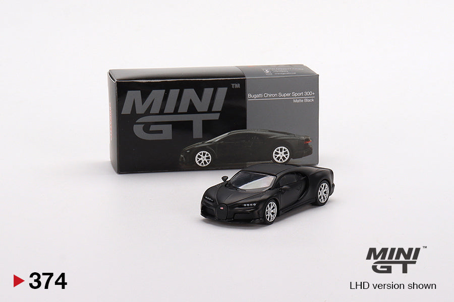 MINI GT - BUGATTI CHIRON SUPER SPORT 300+ - MATTE BLACK