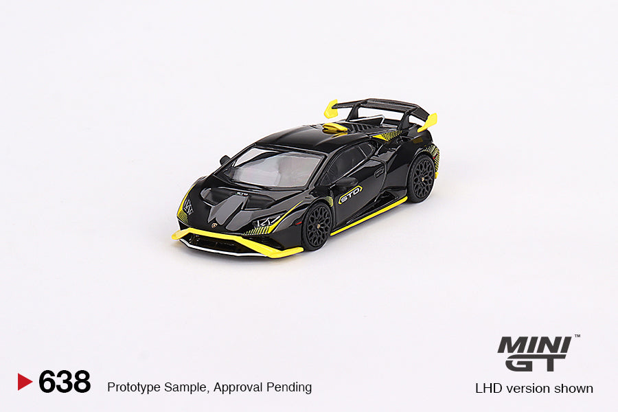 MINI GT - Lamborghini Huracán STO Nero Noctis - Its Fun- Hot wheels - matchbox - diecast