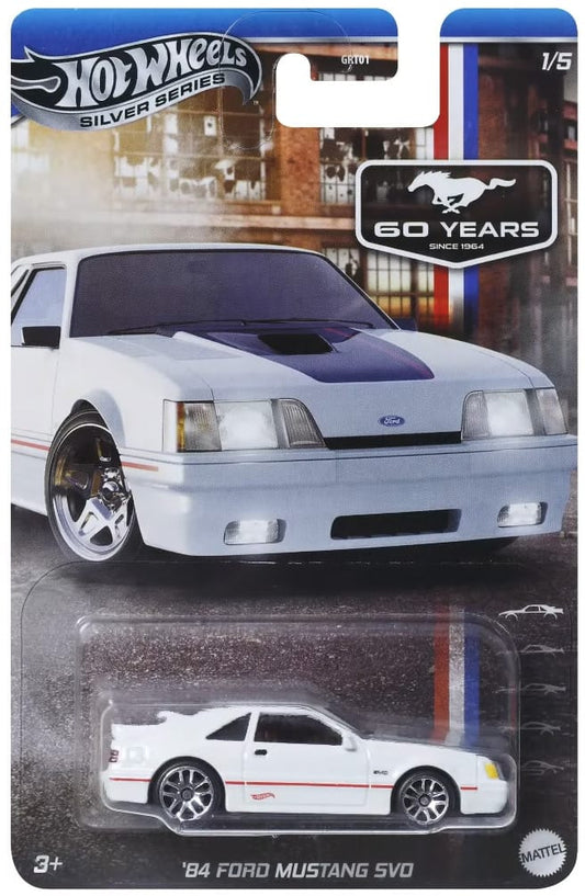 HOT WHEELS - 60 YEARS OF MUSTANG - 84 FORD MUSTANG SVO - 4F