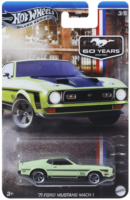 HOT WHEELS - 60 YEARS OF MUSTANG - 71 FORD MUSTANG MACH 1 - 4F