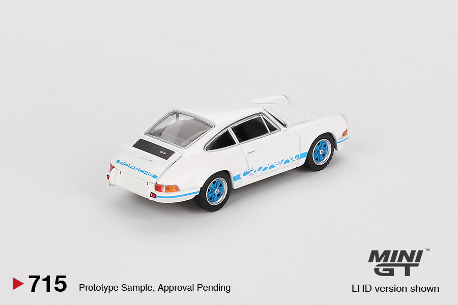PRE-ORDER - Porsche 911 Carrera RS 2.7 Grand Prix White with Blue Livery