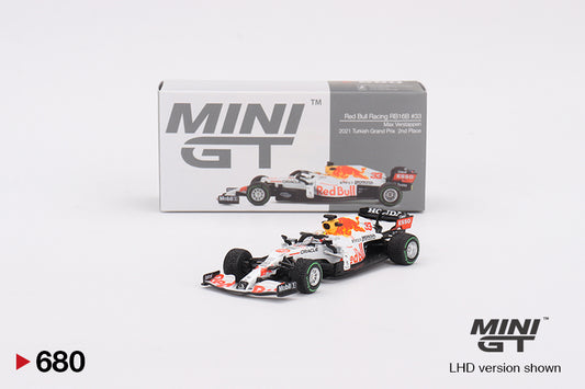 MINI GT - RED BULL RACING RB16B #33 - MAX VERSTAPPEN - SEALED WITH BOX PROTECTOR